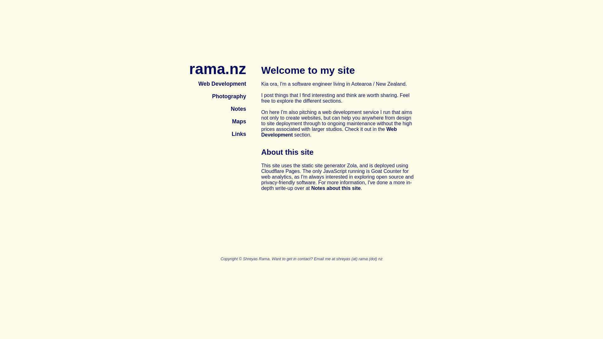 website screenshot of https://rama-78d.pages.dev/