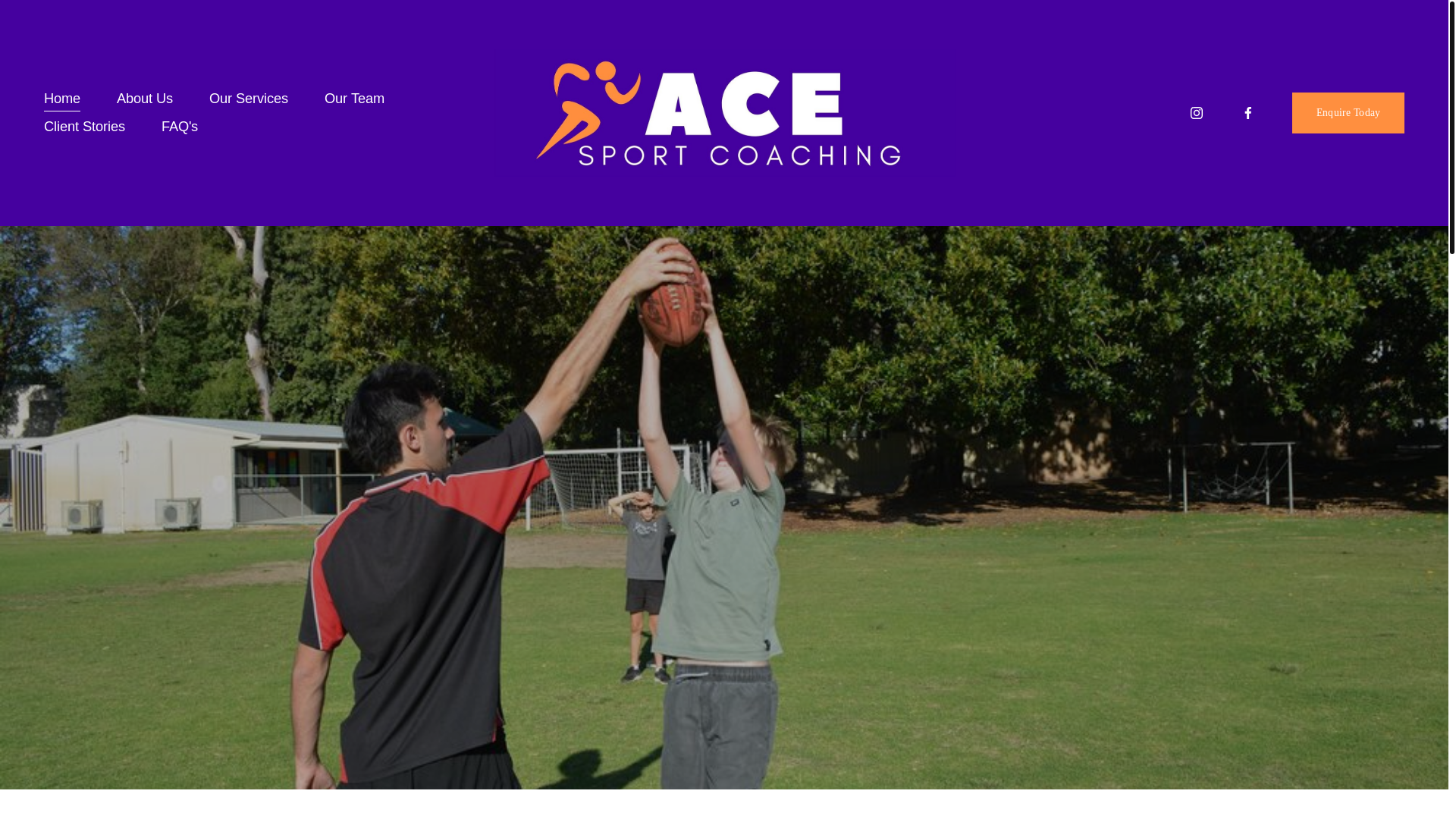website screenshot of https://aceactivesupports.com.au/