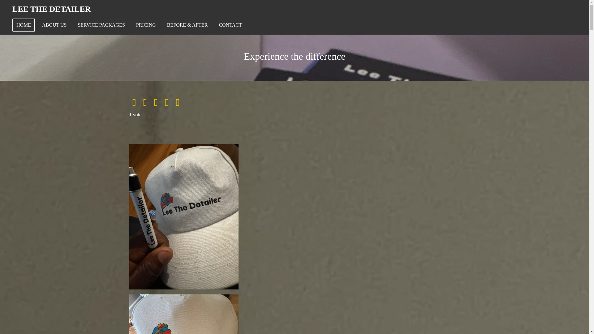 website screenshot of https://leethedetailer.com/