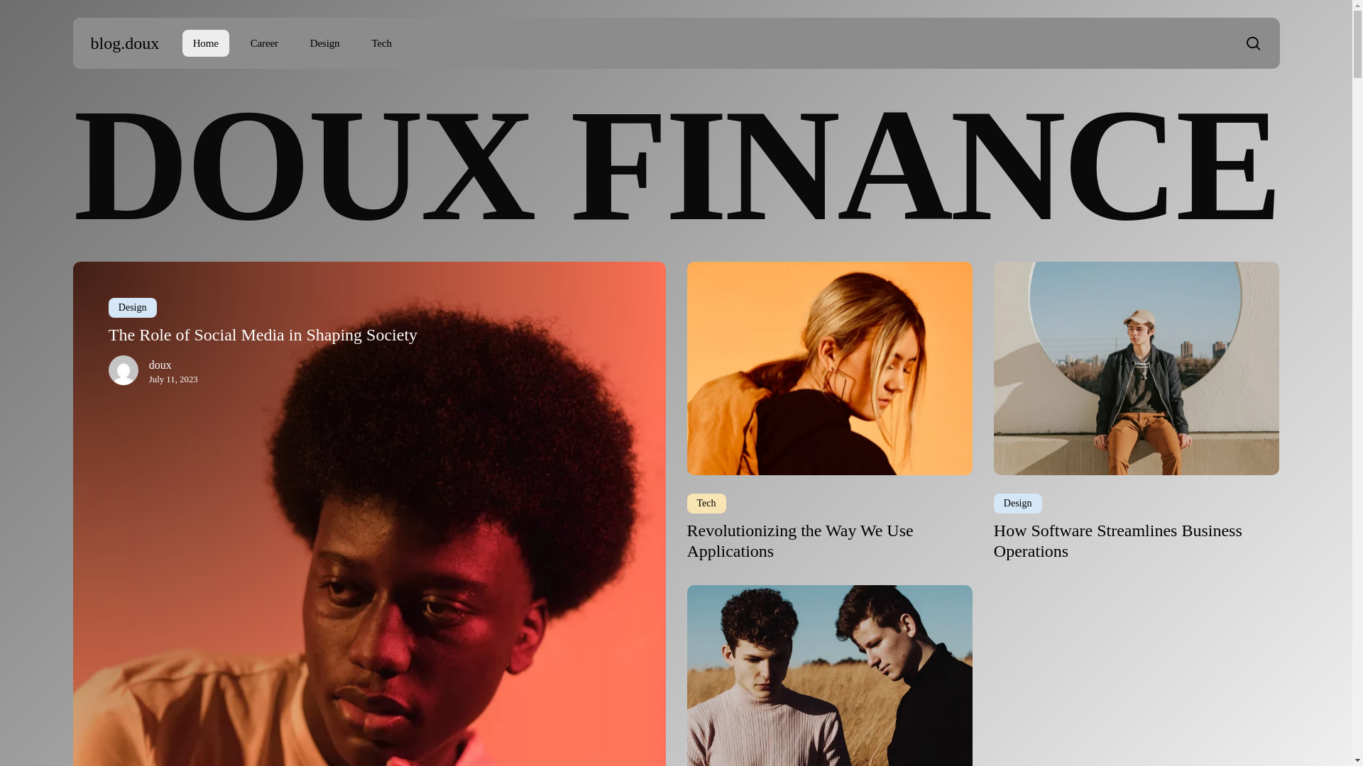 website screenshot of https://blog-doux-finance.pages.dev/