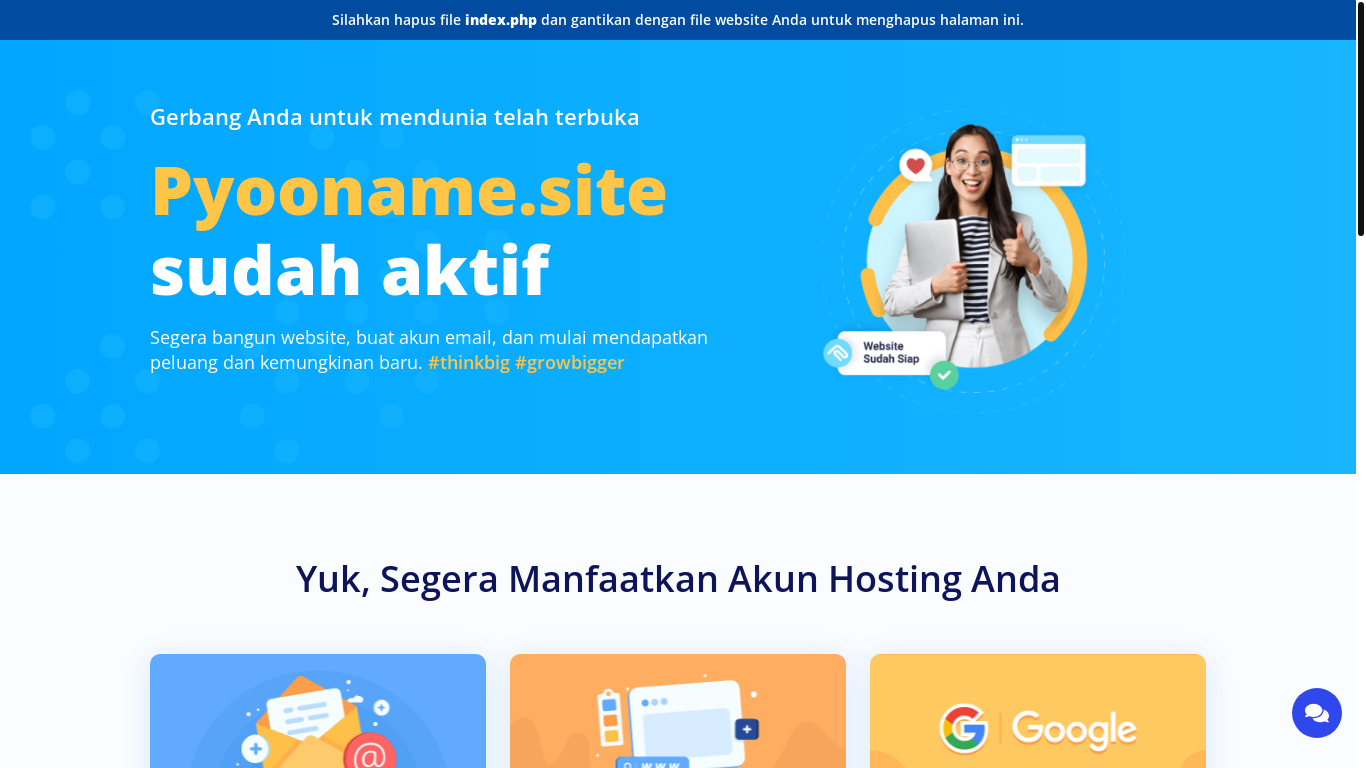 website screenshot of https://pyooname.site/