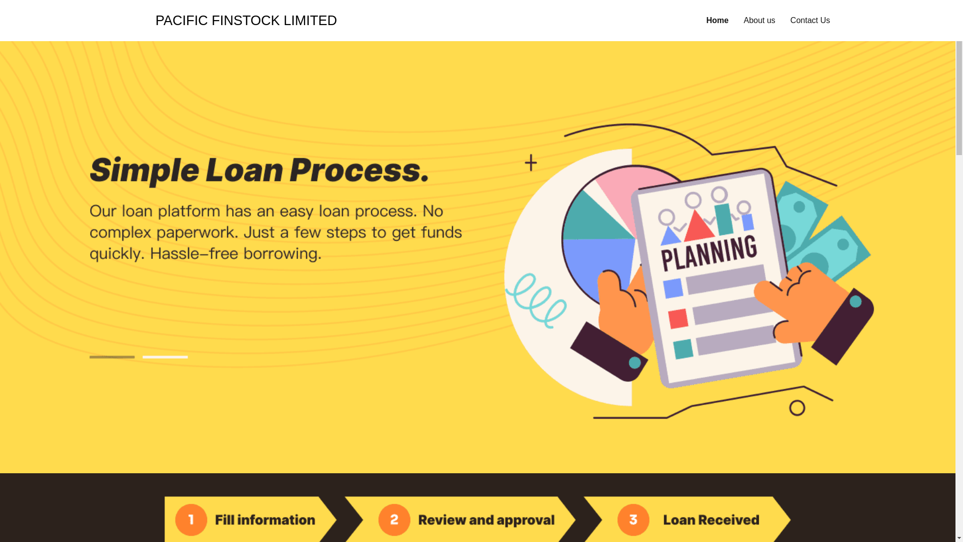 website screenshot of https://pacific-finstock.com/