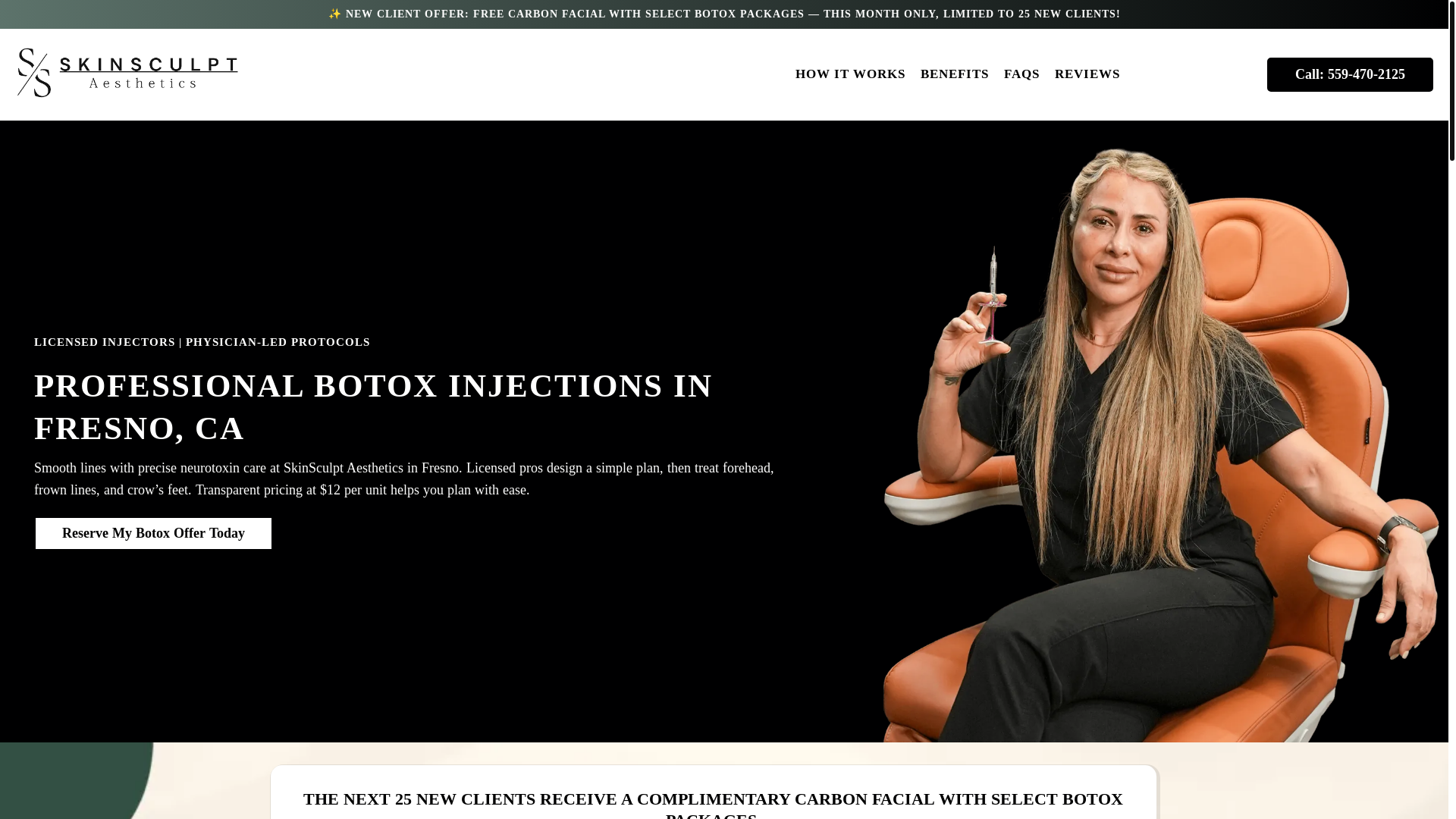 website screenshot of https://skinsculptfresnoca.com/