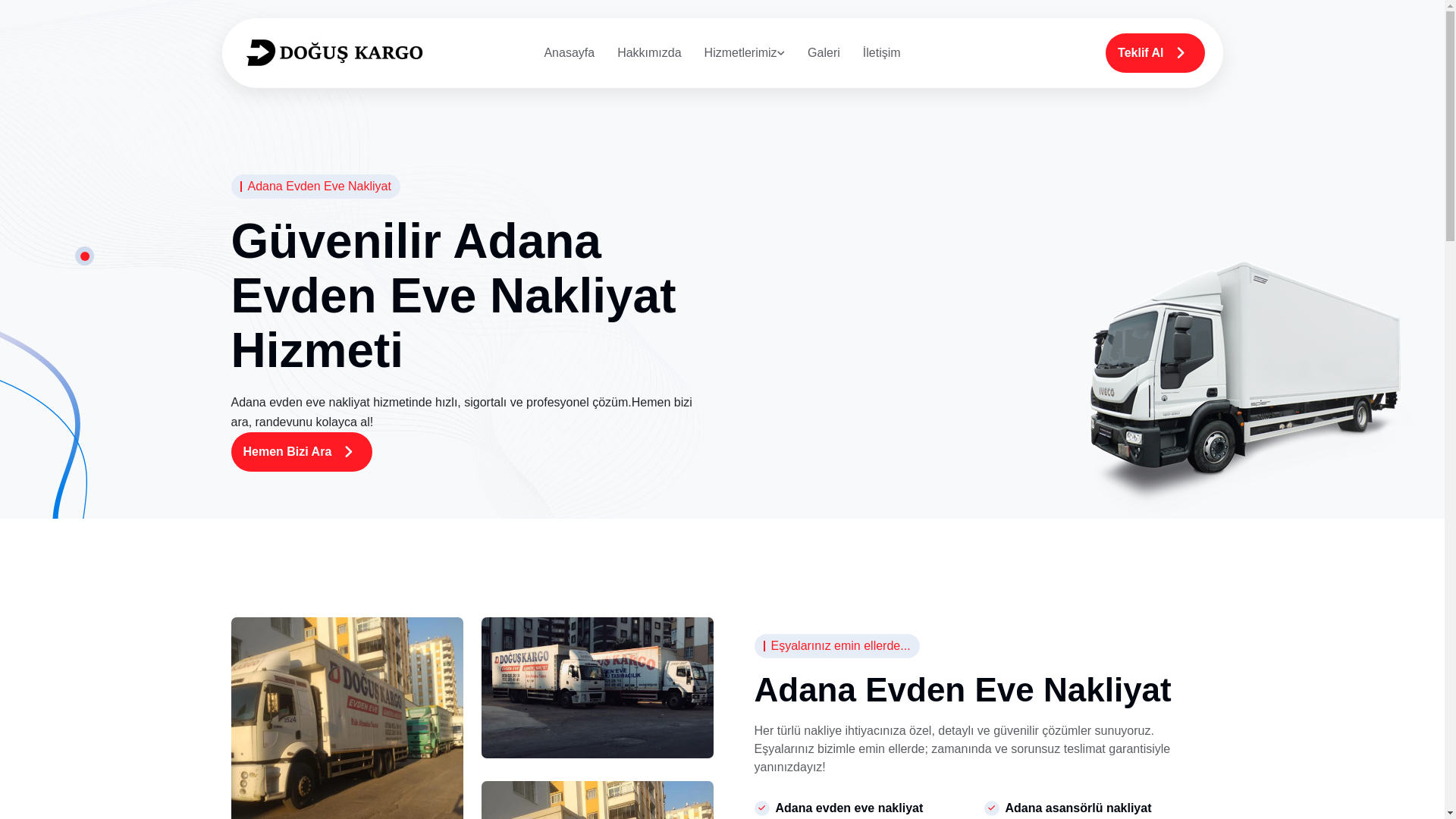 website screenshot of https://adananak.com/