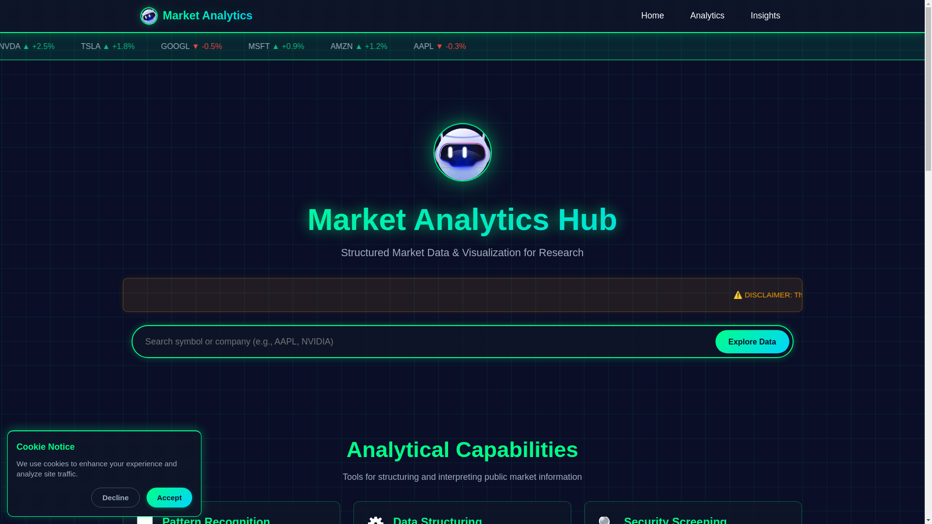 website screenshot of https://analyticsvizhub.top/