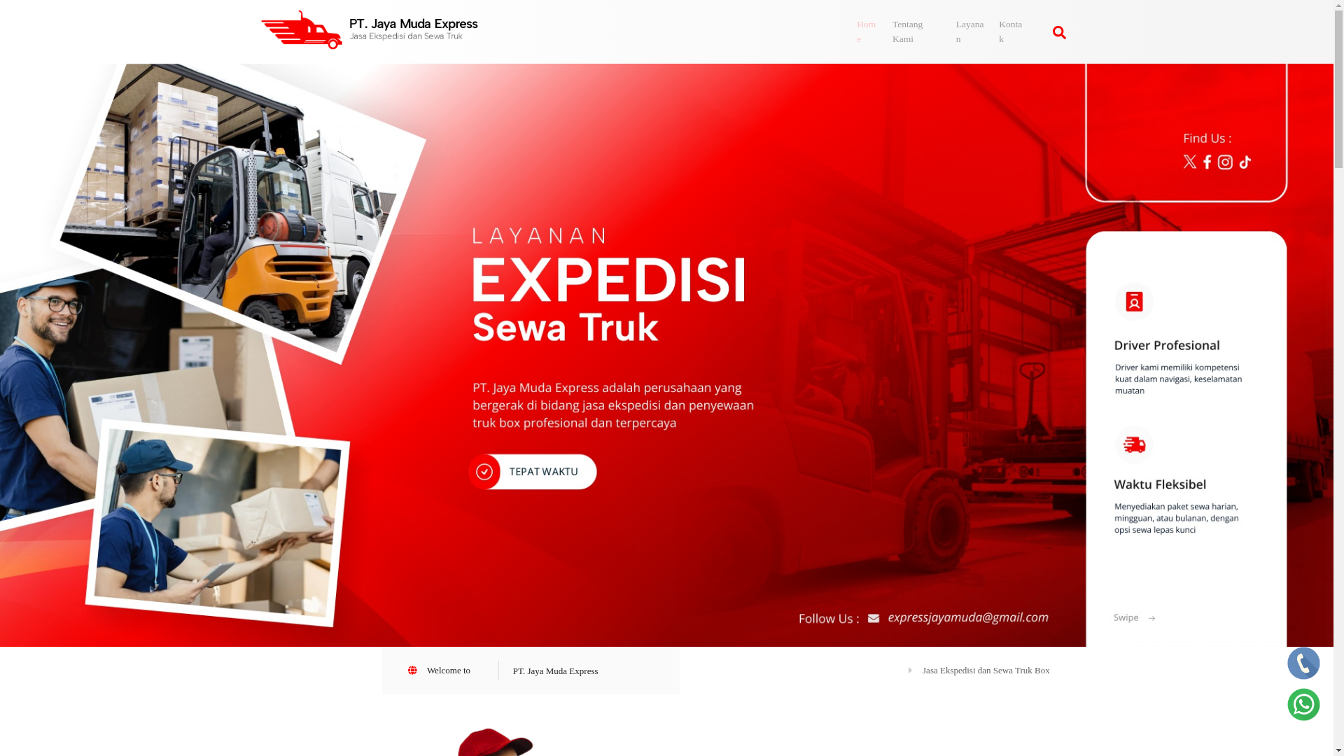 website screenshot of https://jayamudastore.web.id/