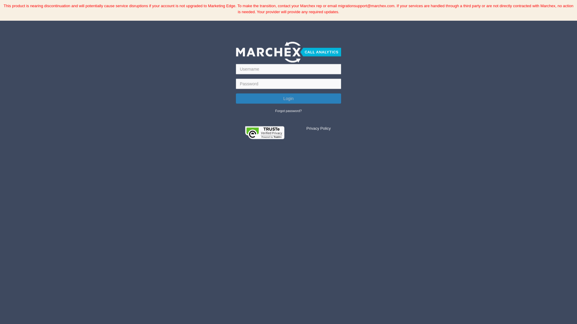 website screenshot of https://marchex.io