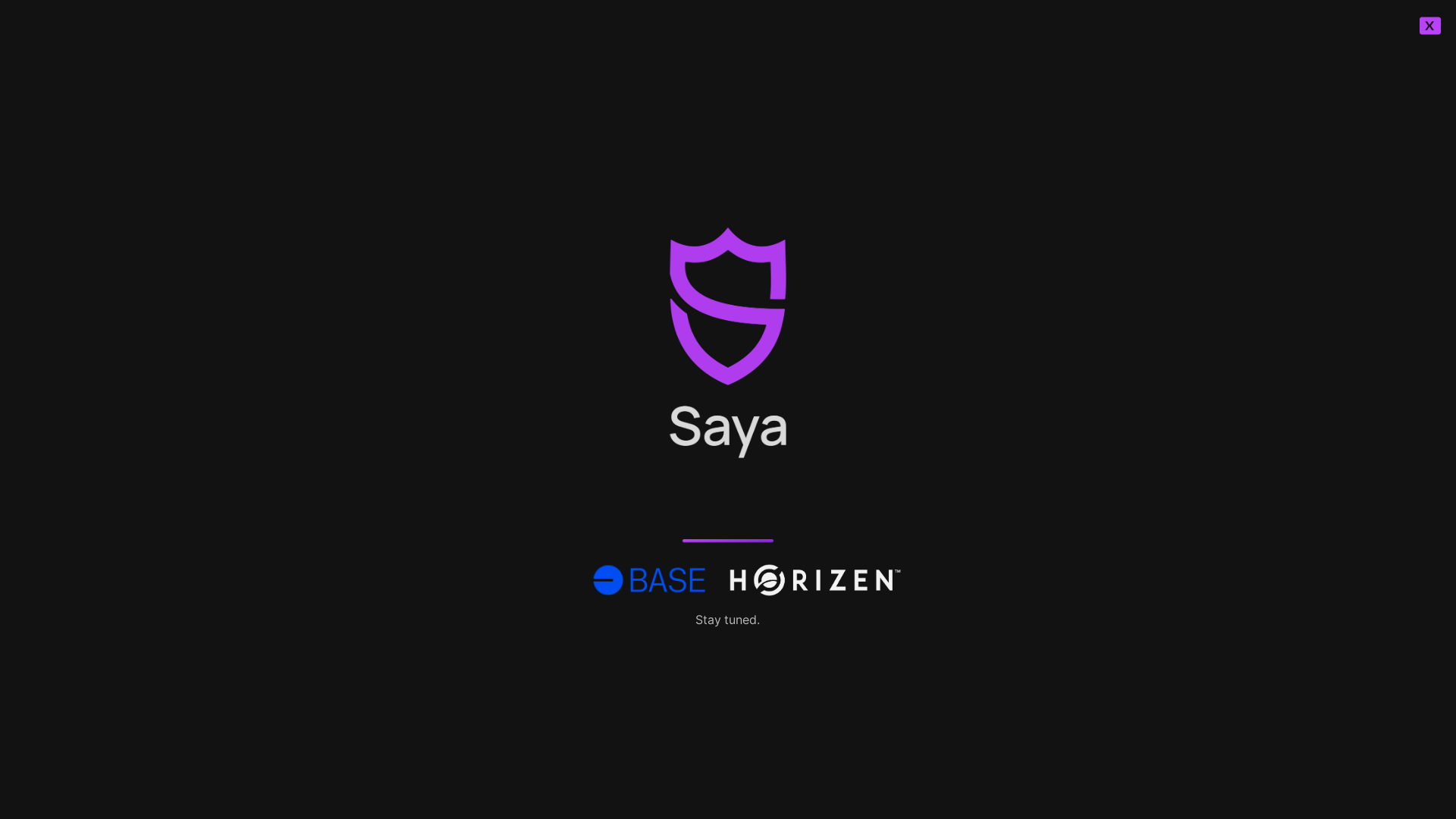website screenshot of https://saya-website.pages.dev/