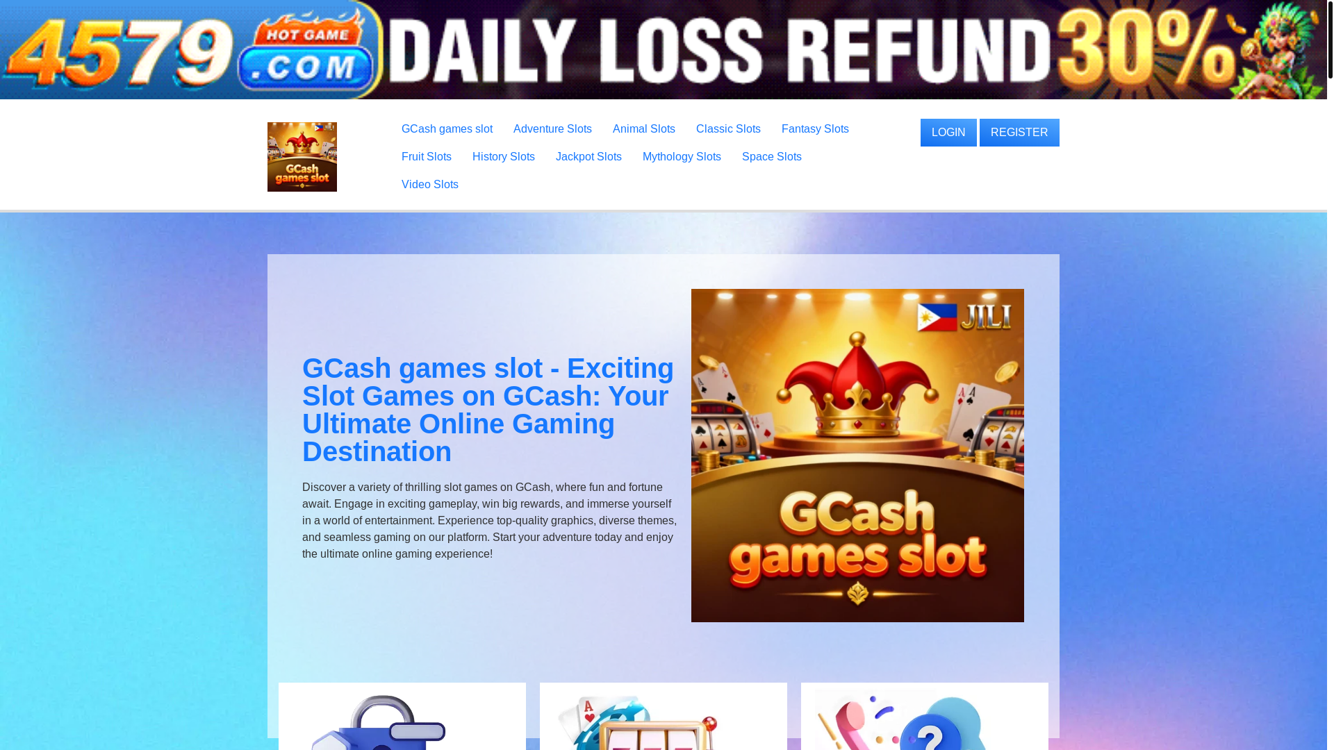 website screenshot of https://wwwgcashgamesslot.com/