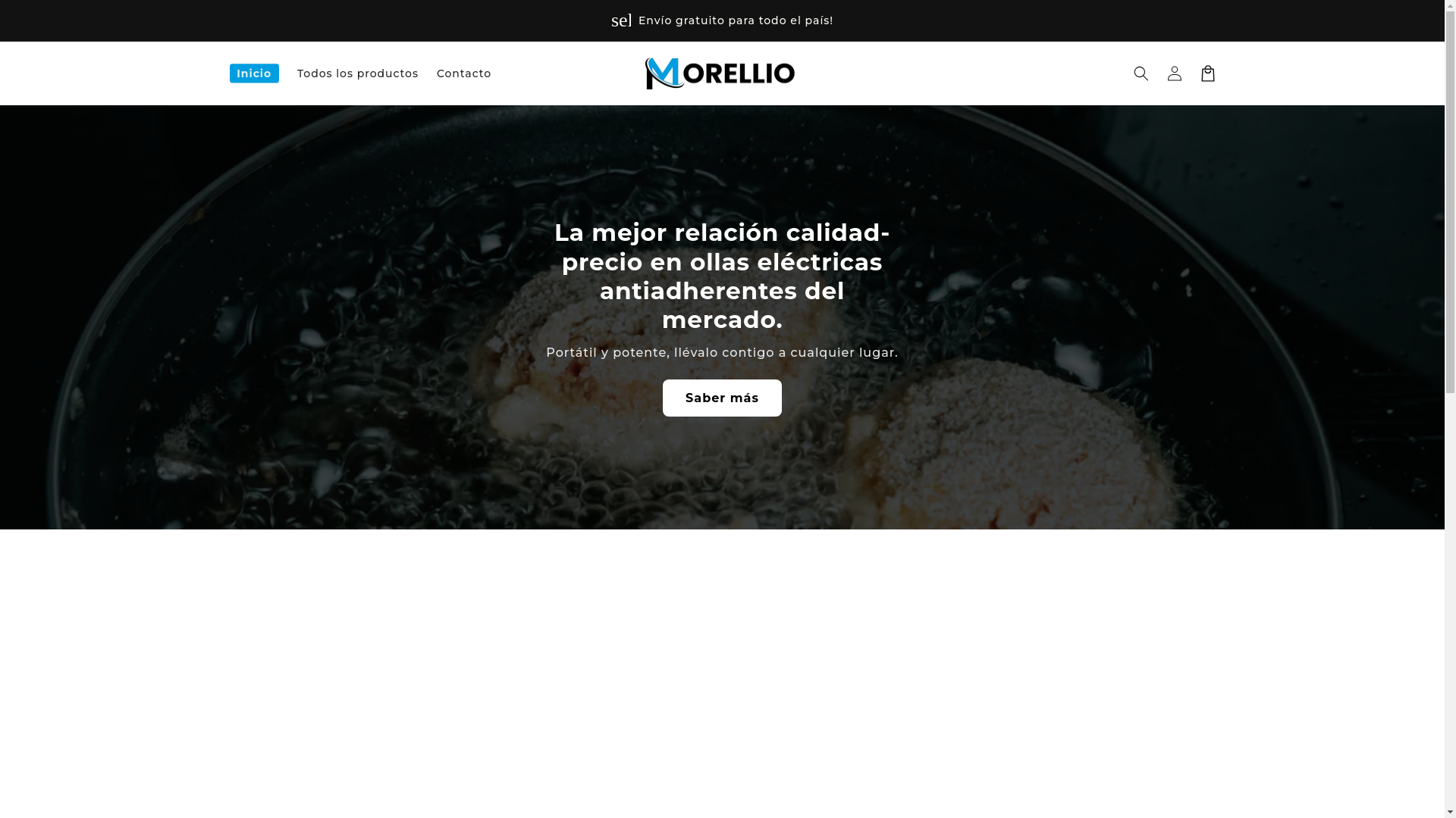 website screenshot of https://morelliotienda-es.store/