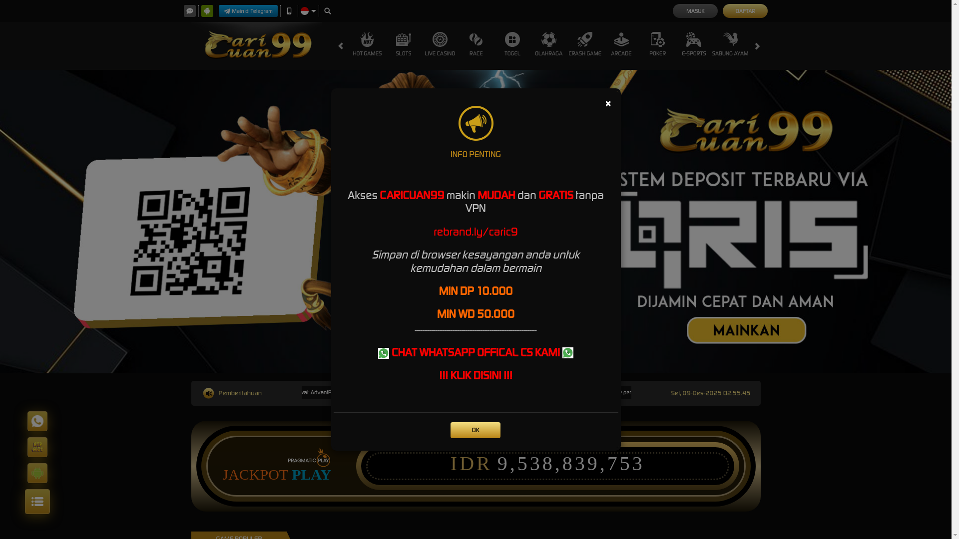 website screenshot of https://caricuangas.com/