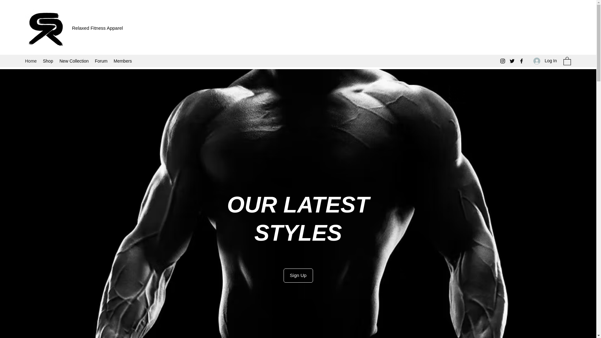website screenshot of https://stayrelentlessfitness.com/