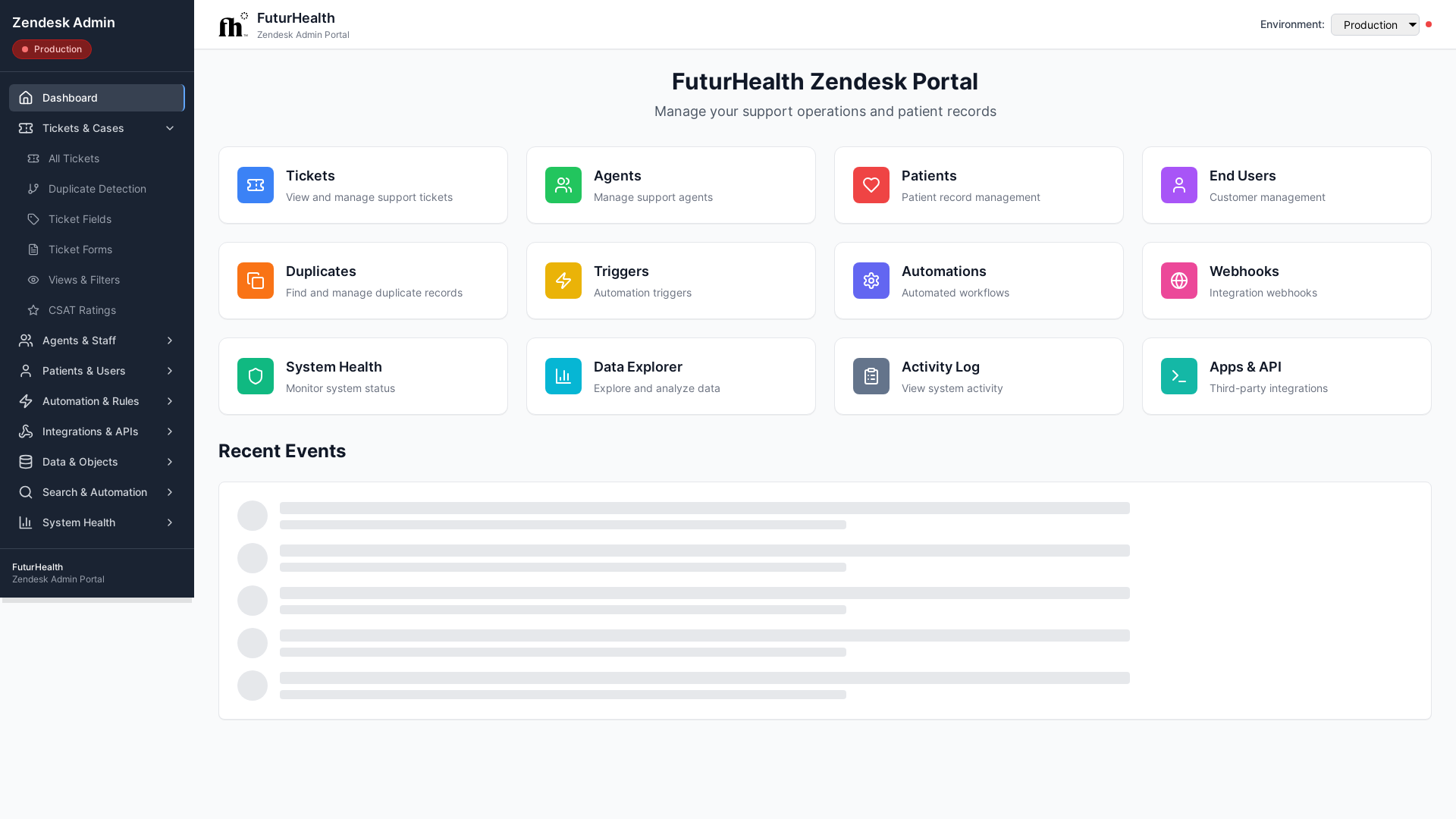 website screenshot of https://zendesk-mcp-frontend.pages.dev/