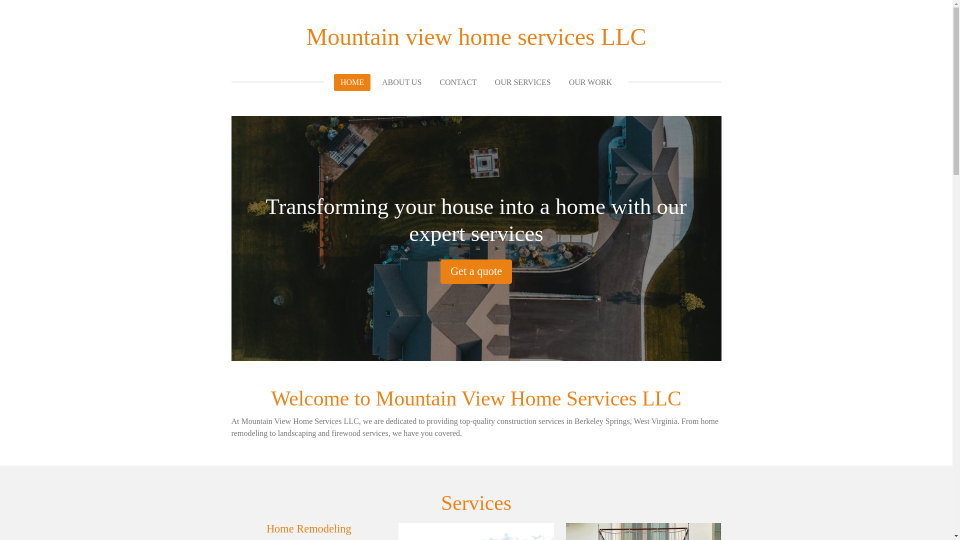 website screenshot of https://mountain-view-home-services-llc.com/