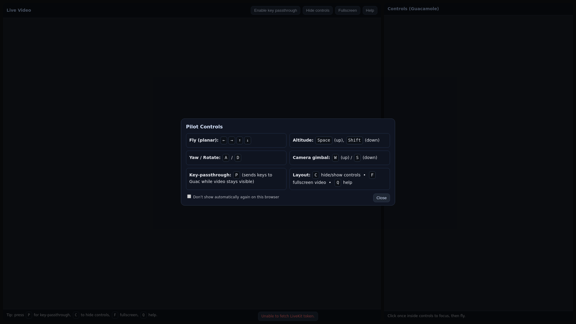 website screenshot of https://newpilotconsole2.pages.dev/