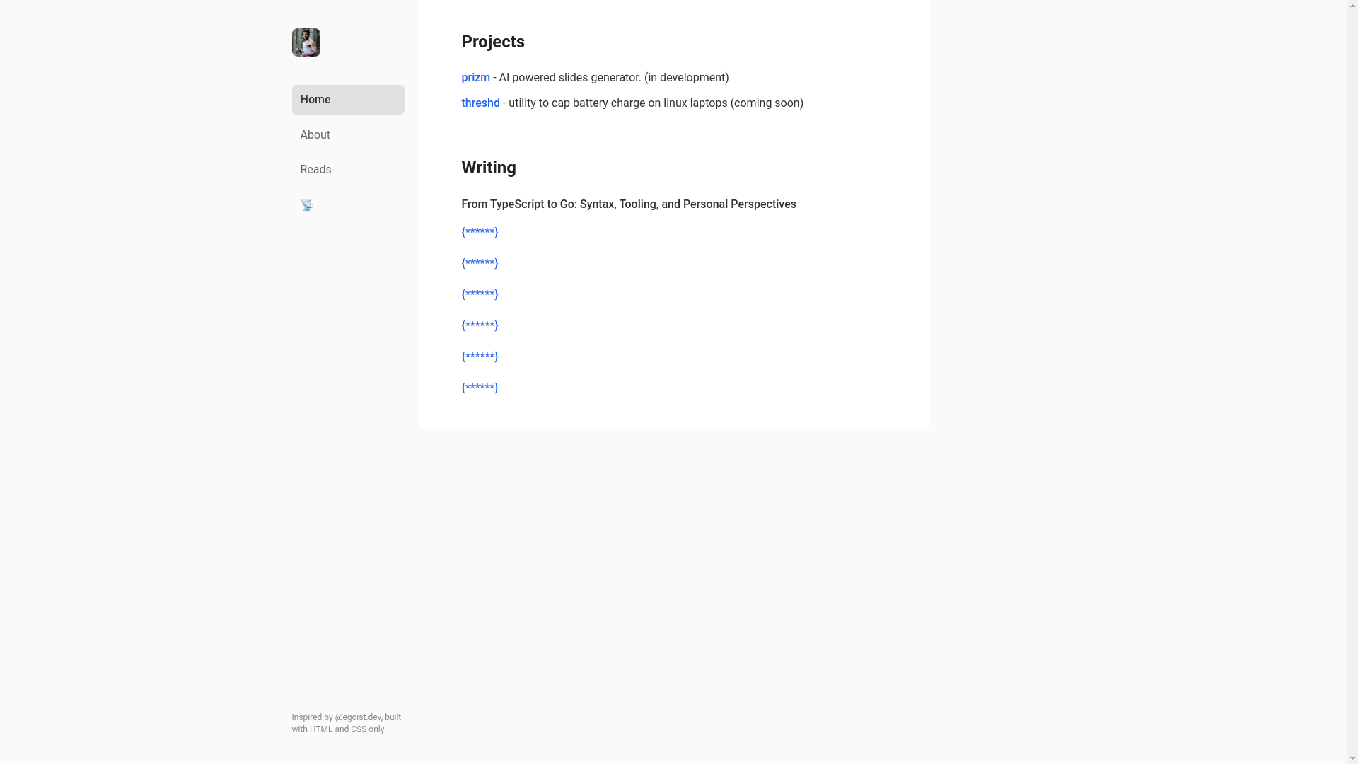 website screenshot of https://mate0-web.pages.dev/