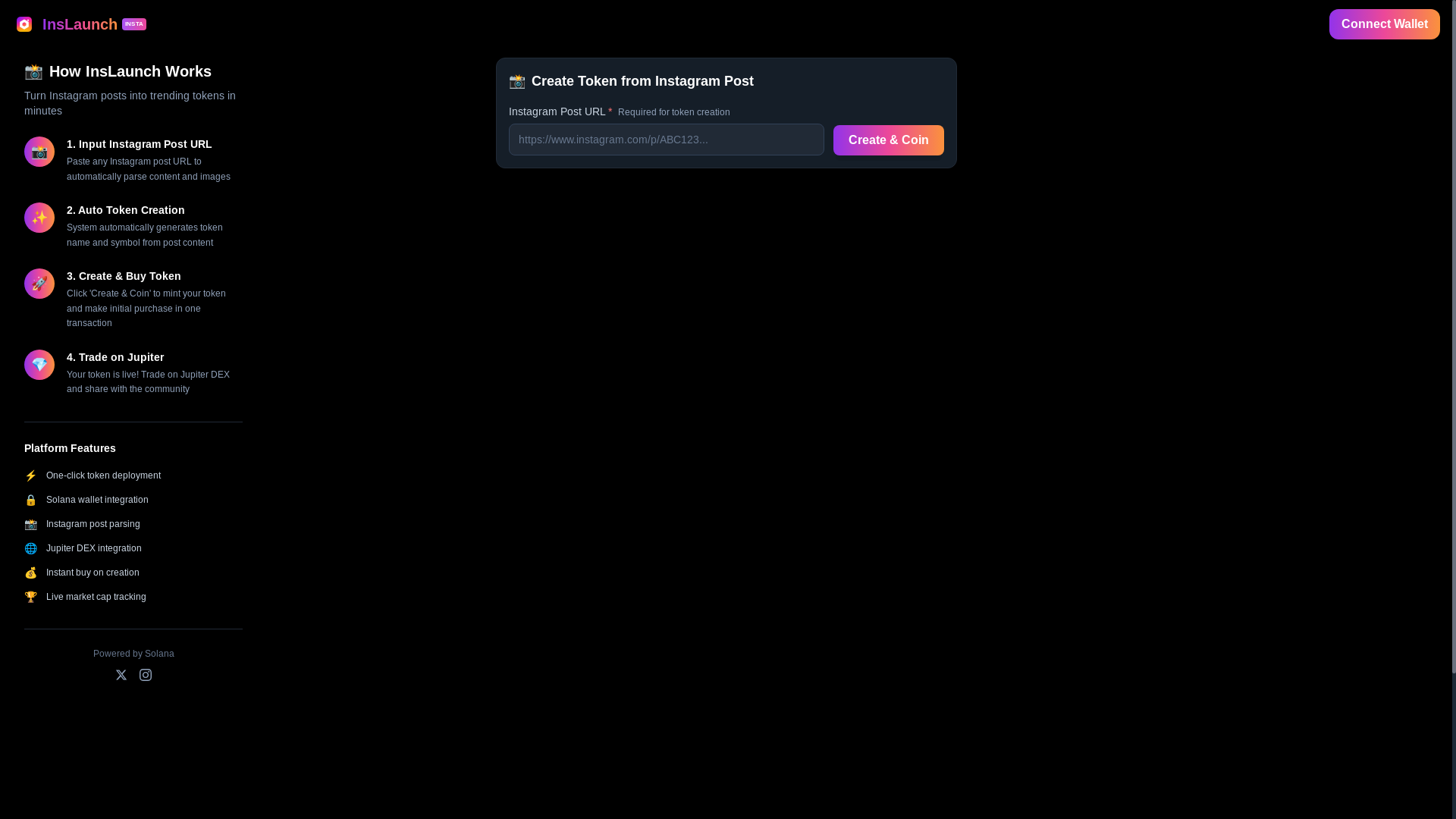 website screenshot of https://inslaunch.org/