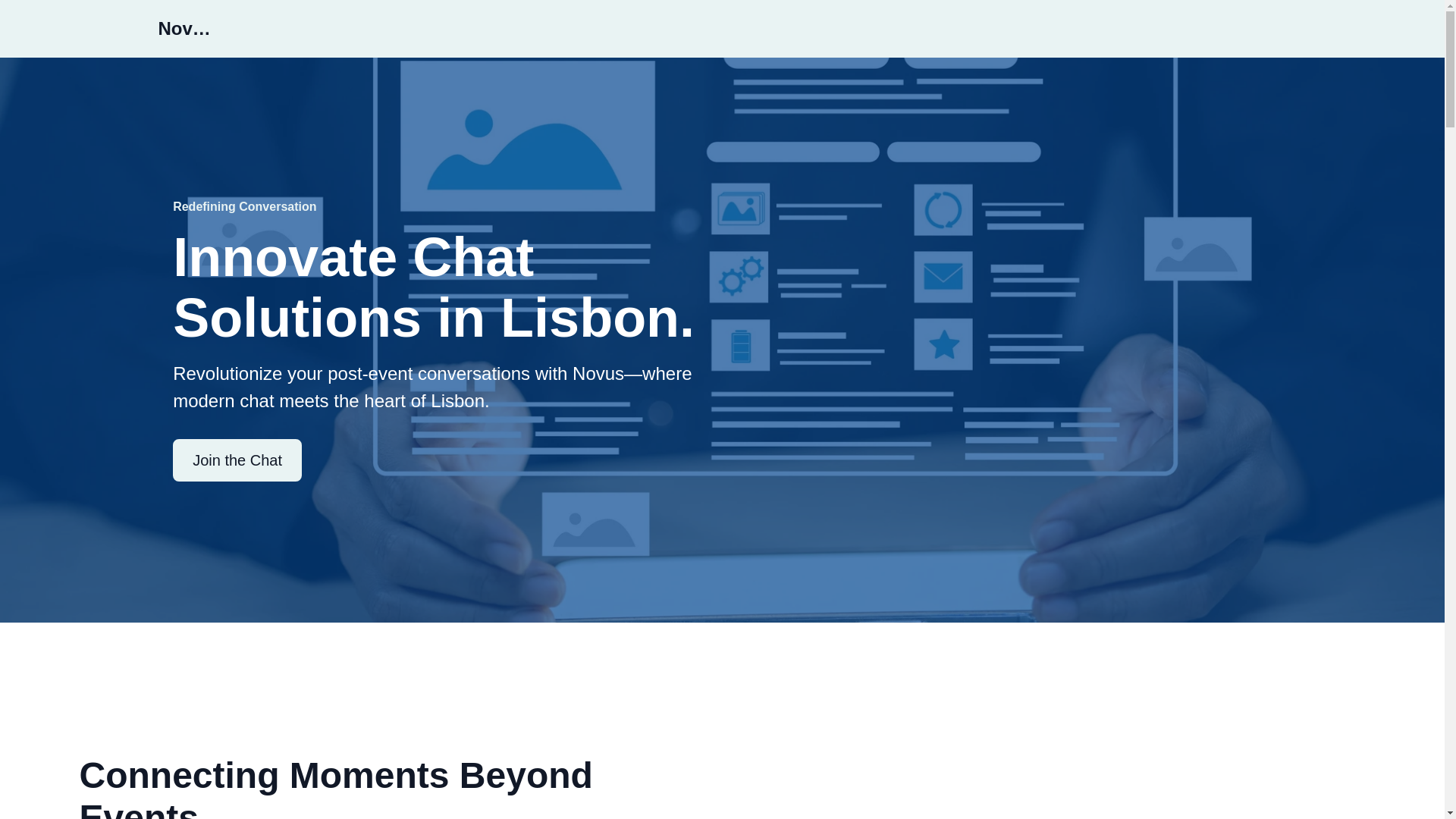 website screenshot of https://novuslive.net/