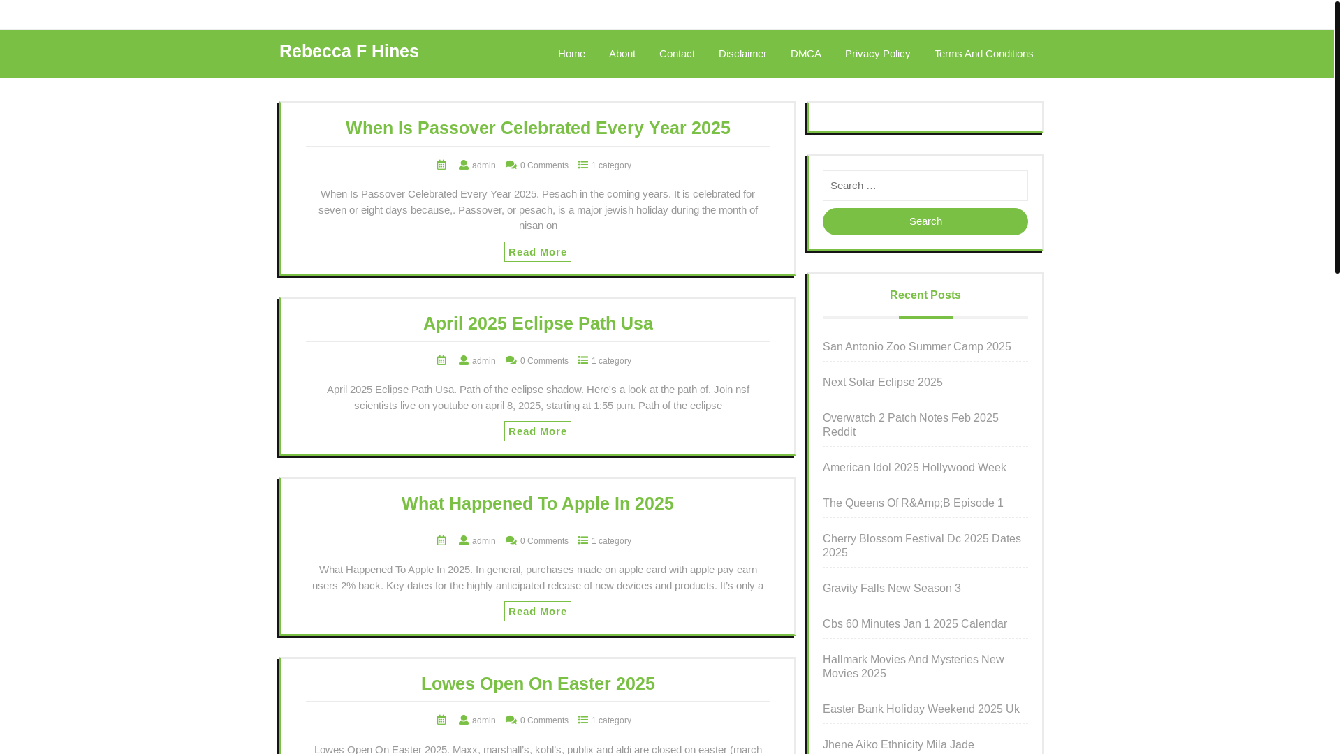 website screenshot of https://rebeccafhinesr.pages.dev/