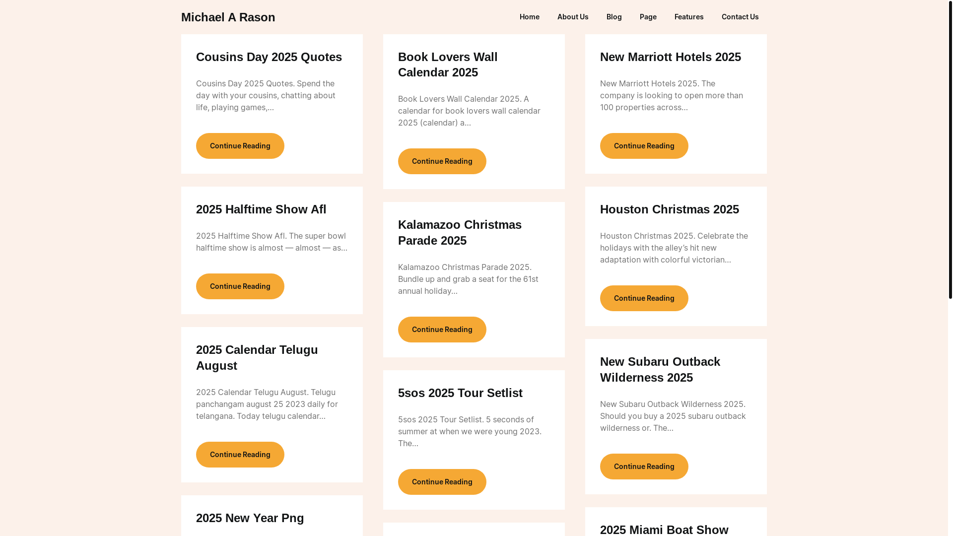 website screenshot of https://michaelarason.pages.dev/