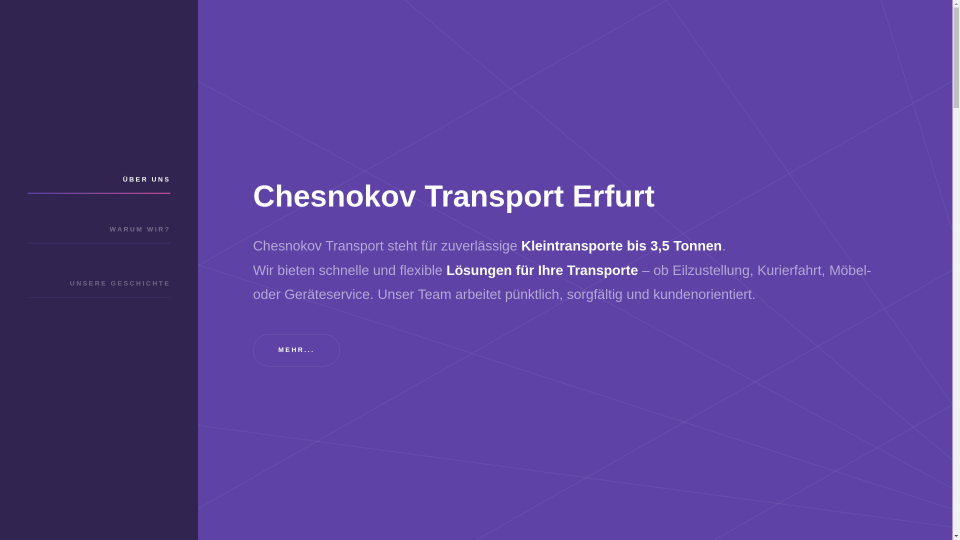 website screenshot of https://logistikerfurt.de/