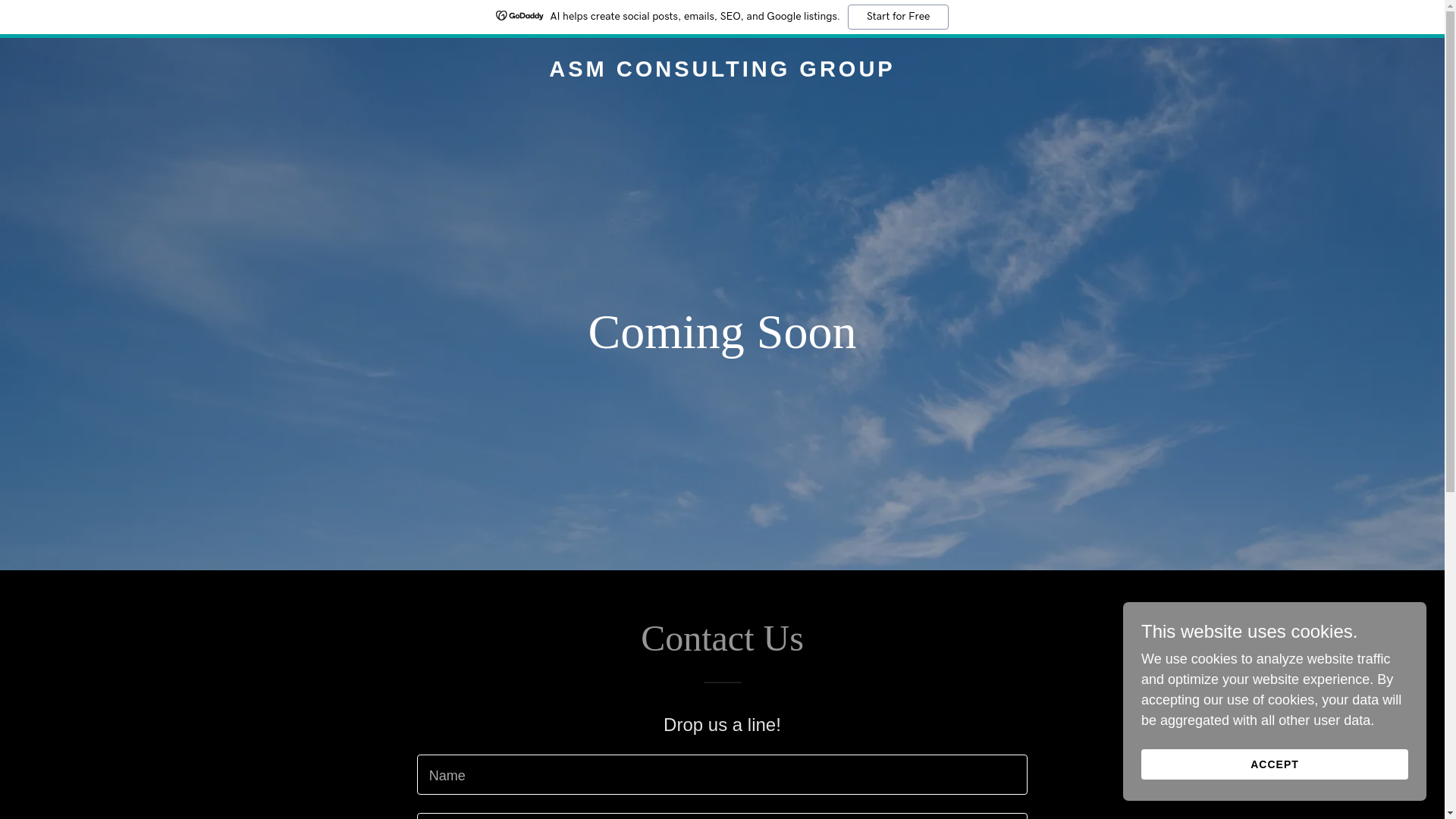 website screenshot of https://asm4consulting.com/