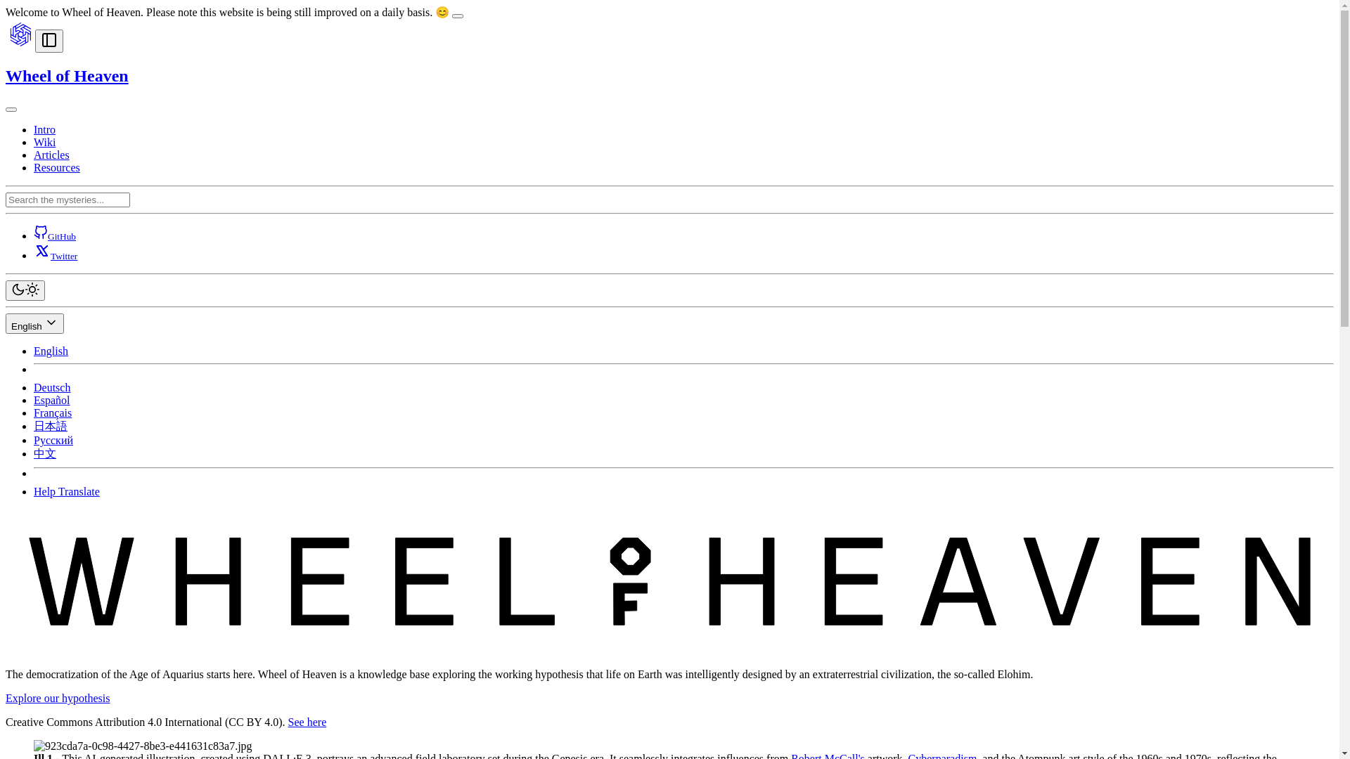 website screenshot of https://wheelofheaven.pages.dev/