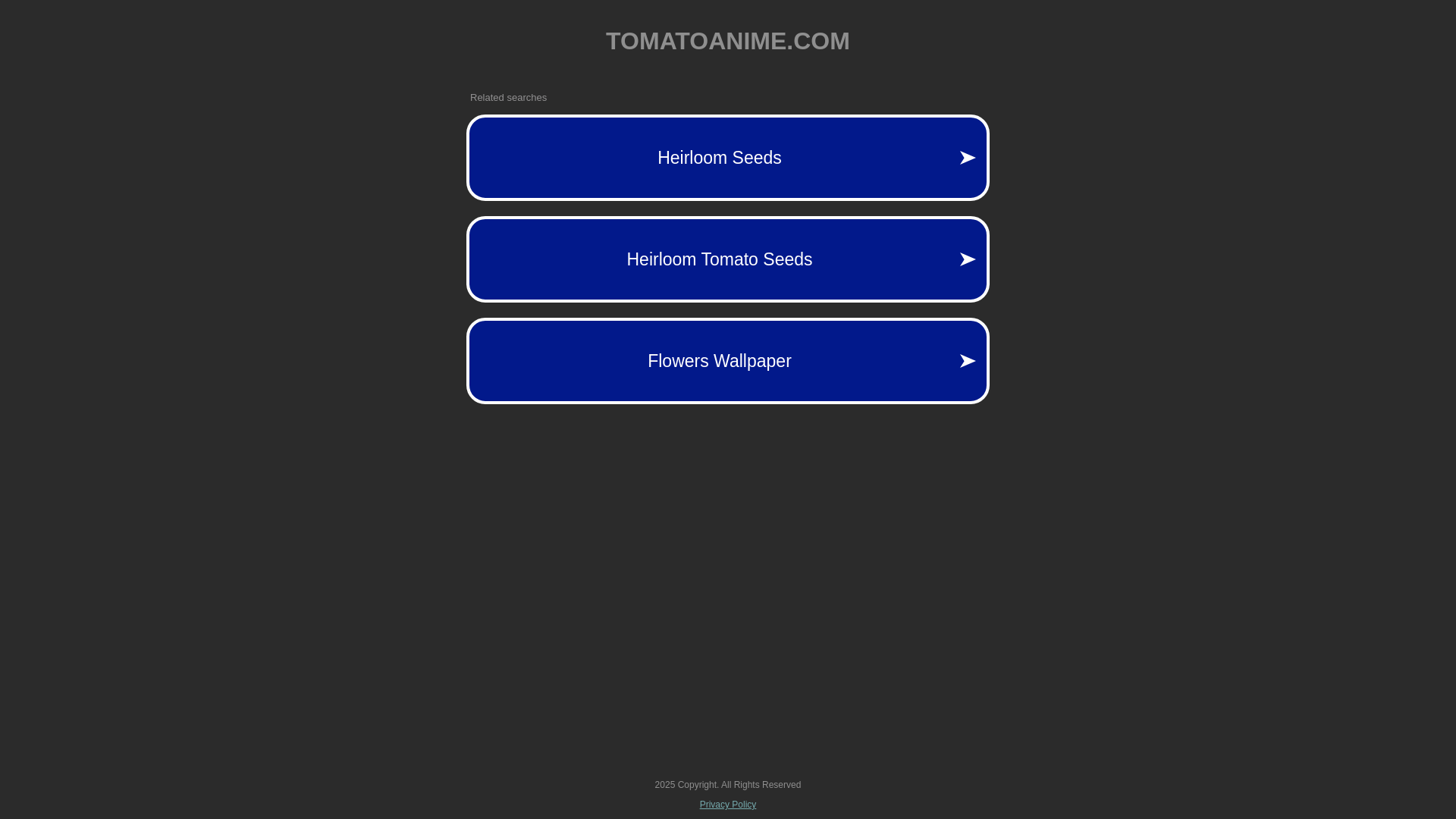 website screenshot of https://tomatoanime.com/