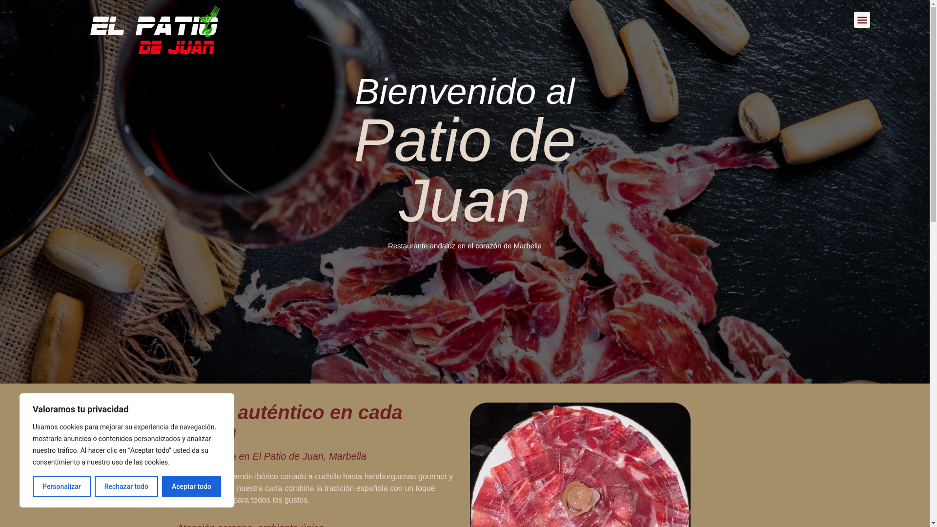 website screenshot of https://elpatiodejuan.es/