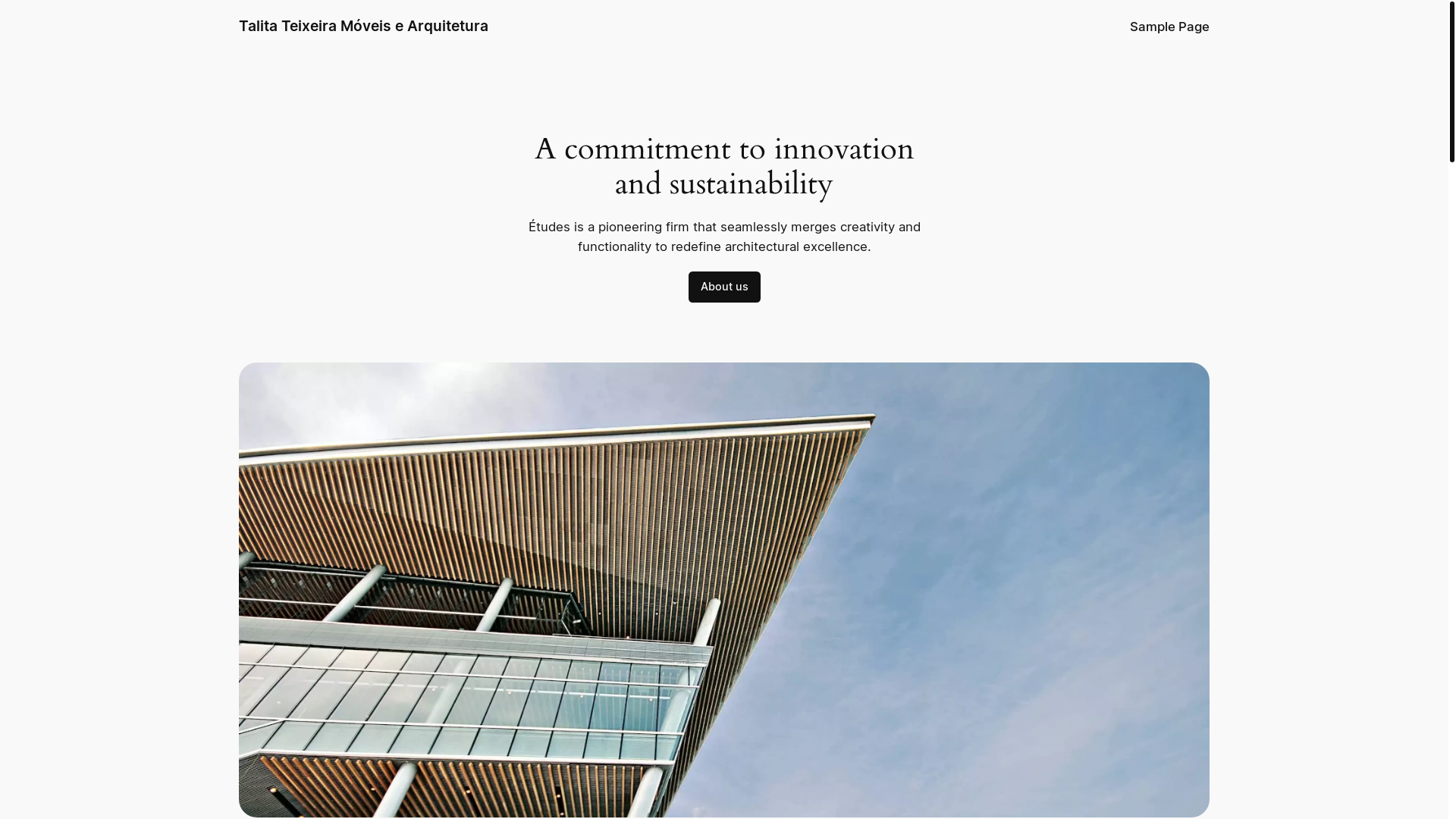 website screenshot of https://talitateixeiramoveisearq.com.br/