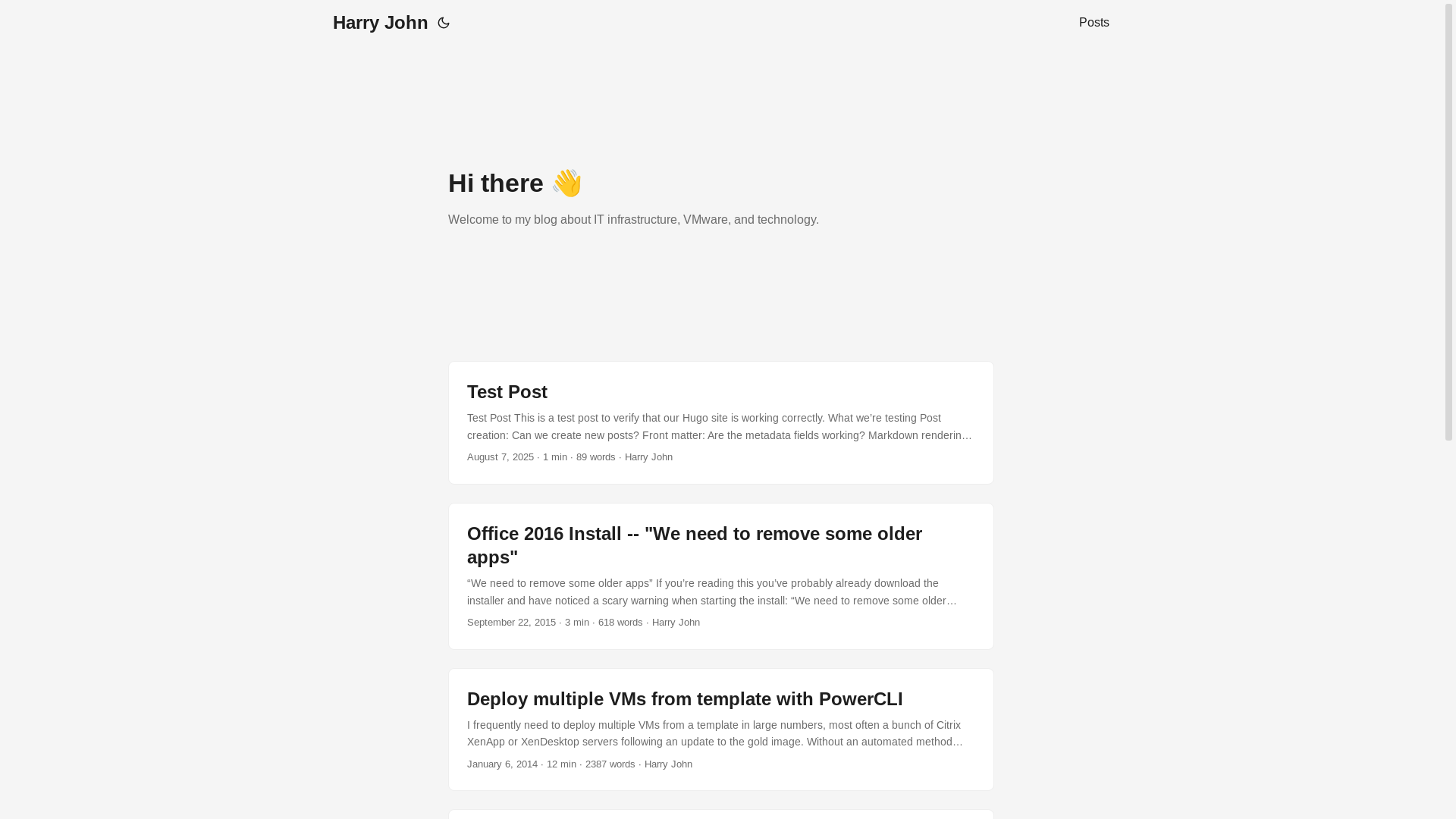 website screenshot of https://harryjohn.pages.dev/