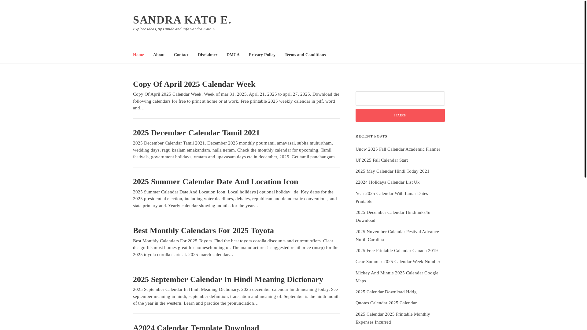 website screenshot of https://sandrakatoe.pages.dev/