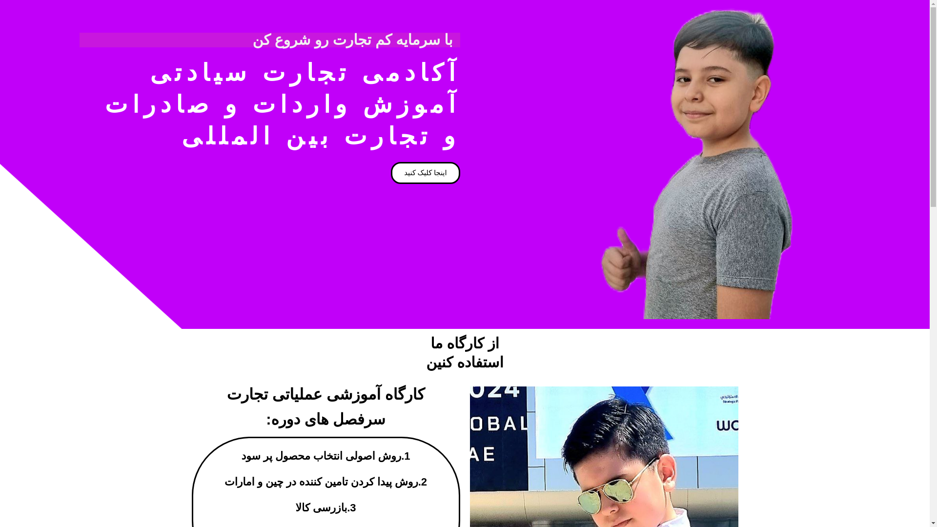 website screenshot of https://siadatiacademy.com/