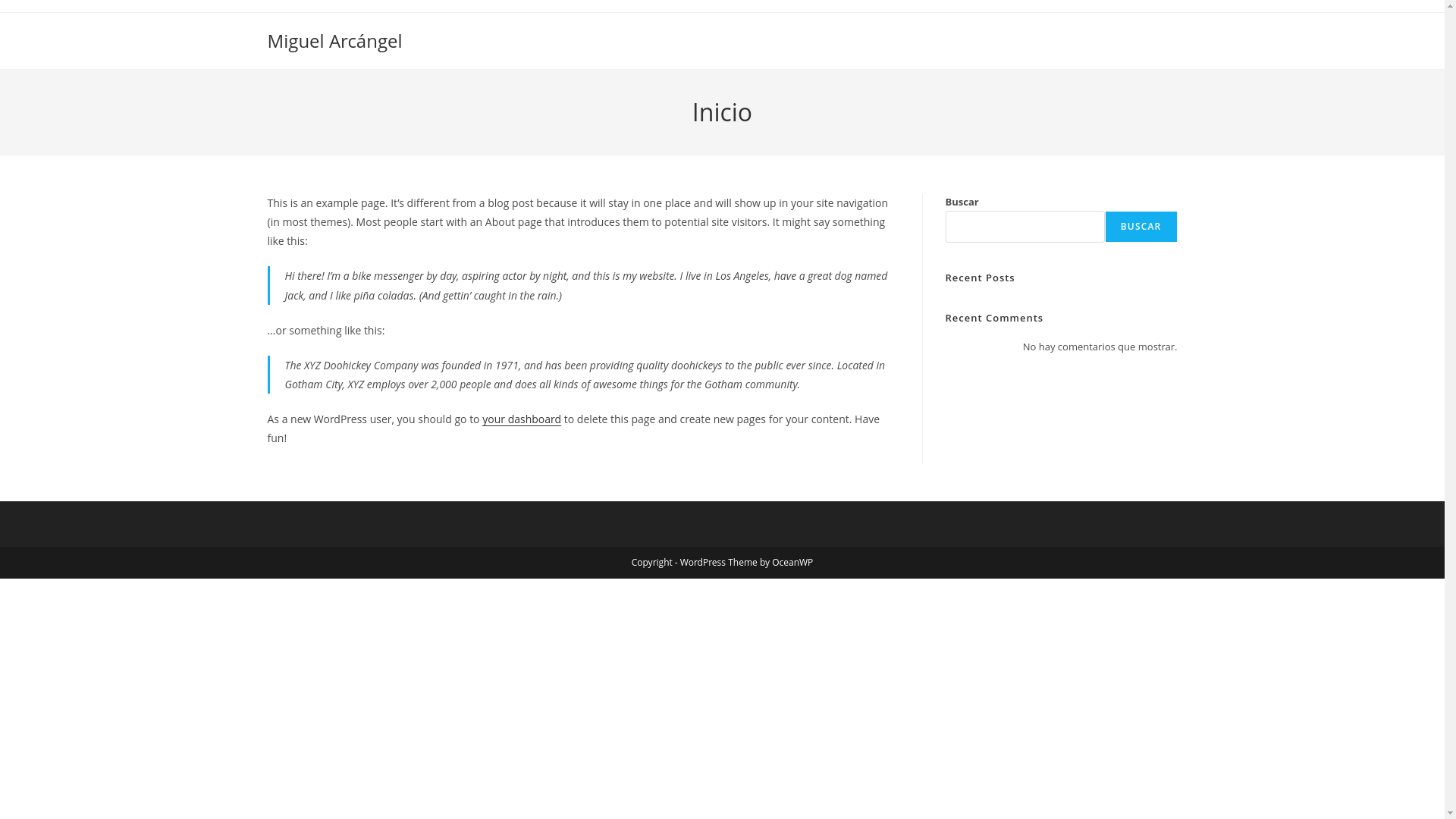 website screenshot of https://arcangelgestion.com/
