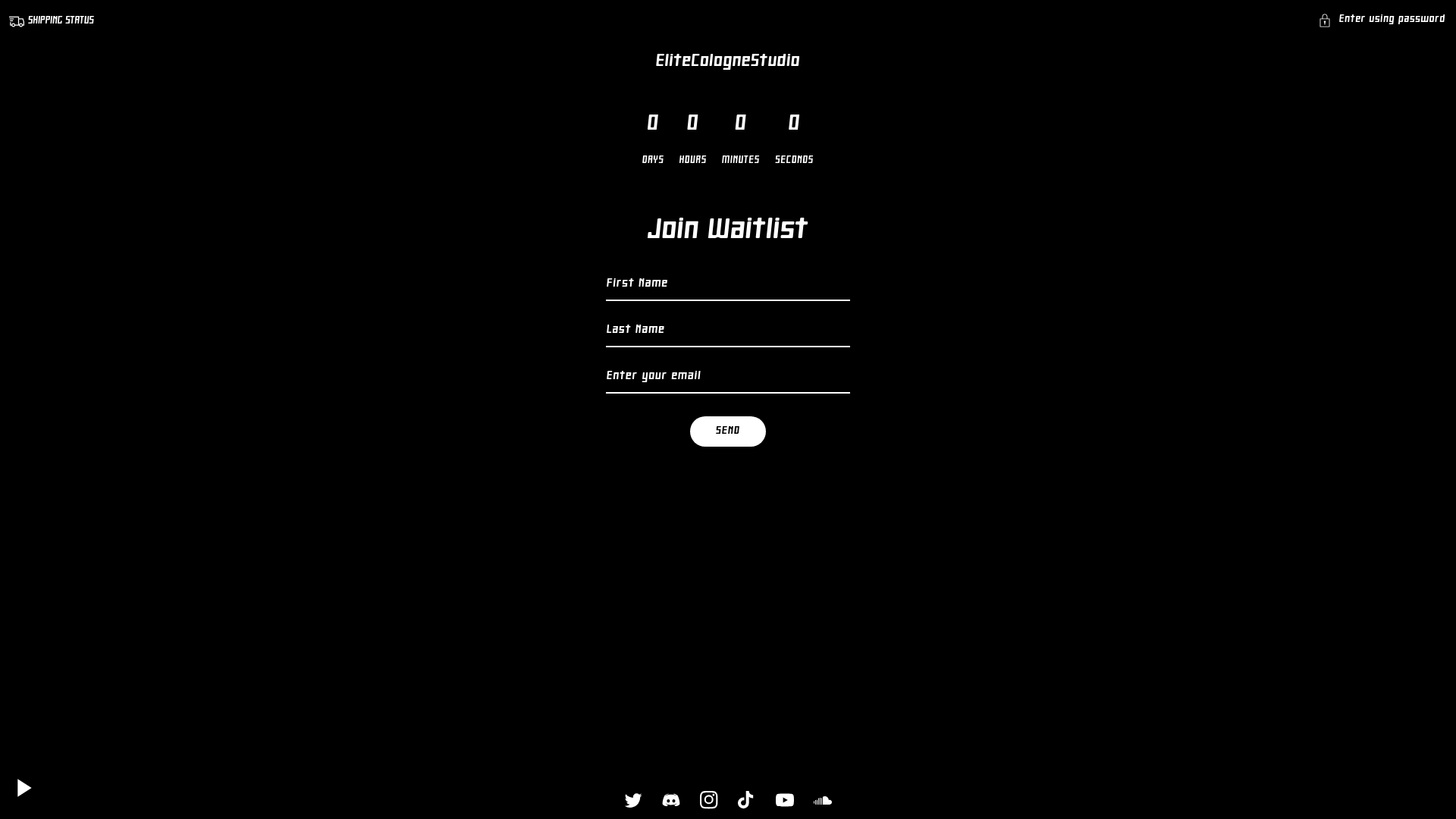 website screenshot of https://elitecolognestudio.com/