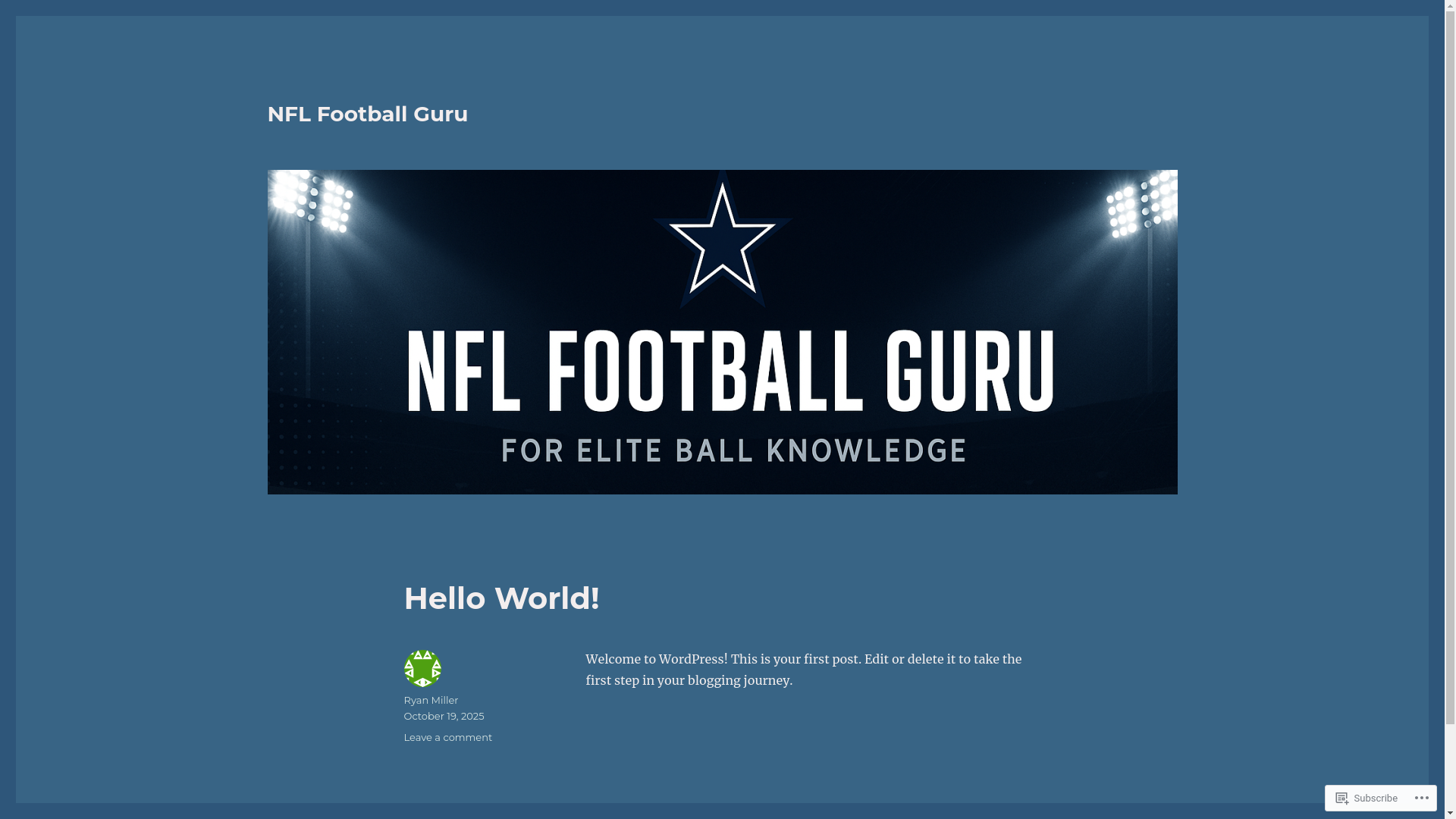 website screenshot of https://nflfootballgurucom.blog/