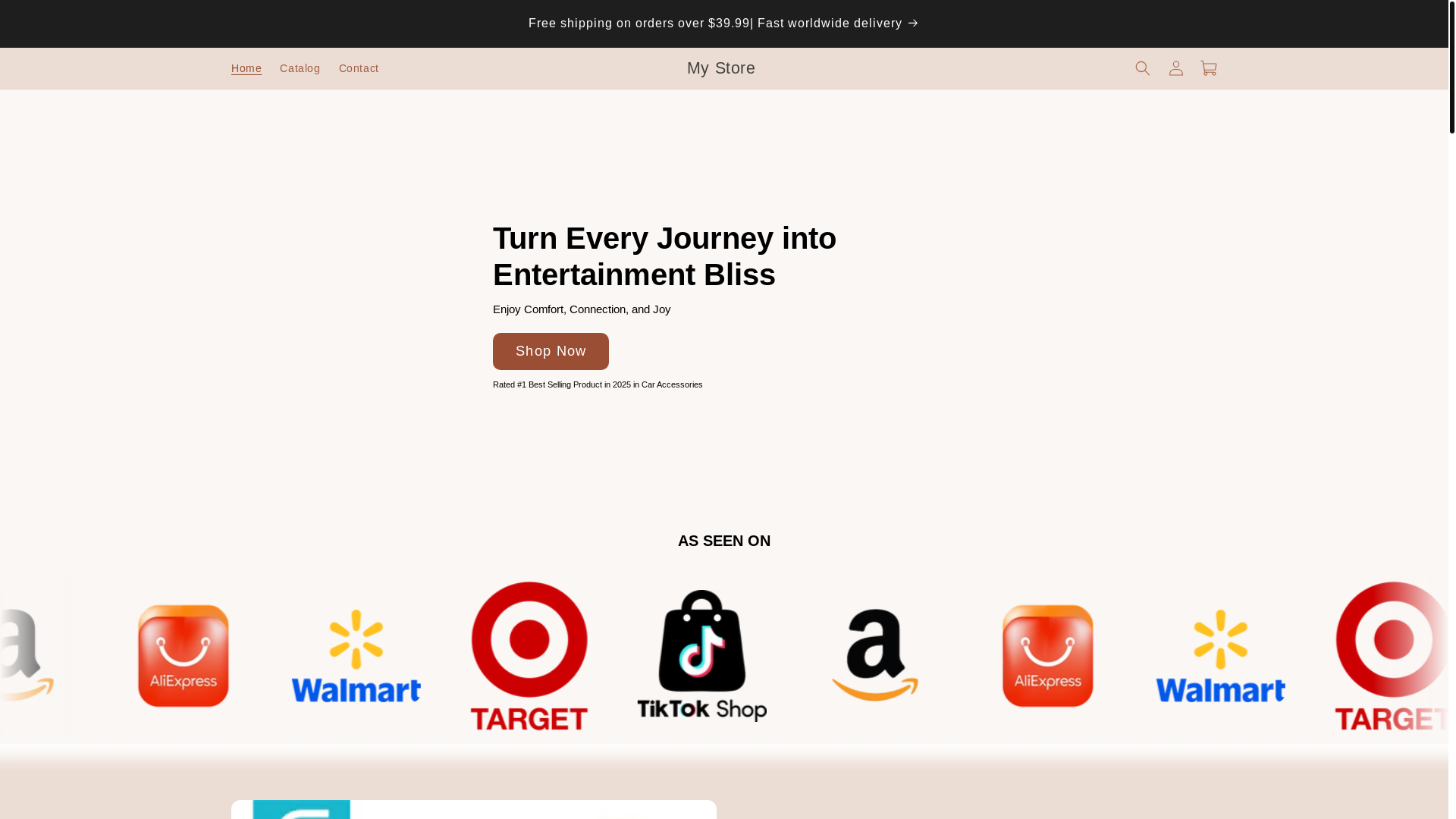 website screenshot of https://kiddoscreenmount.com/