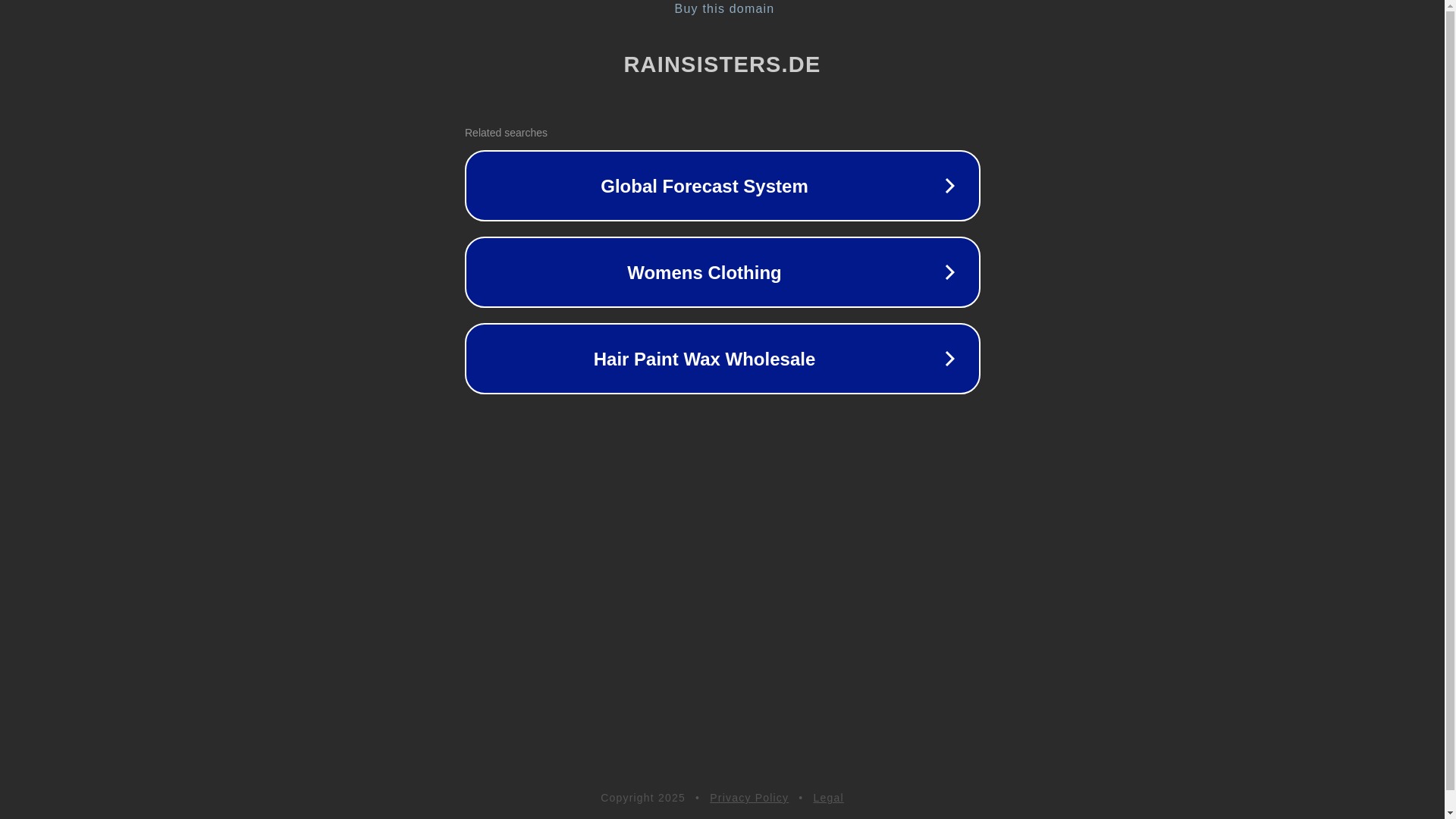 website screenshot of https://rainsisters.de/