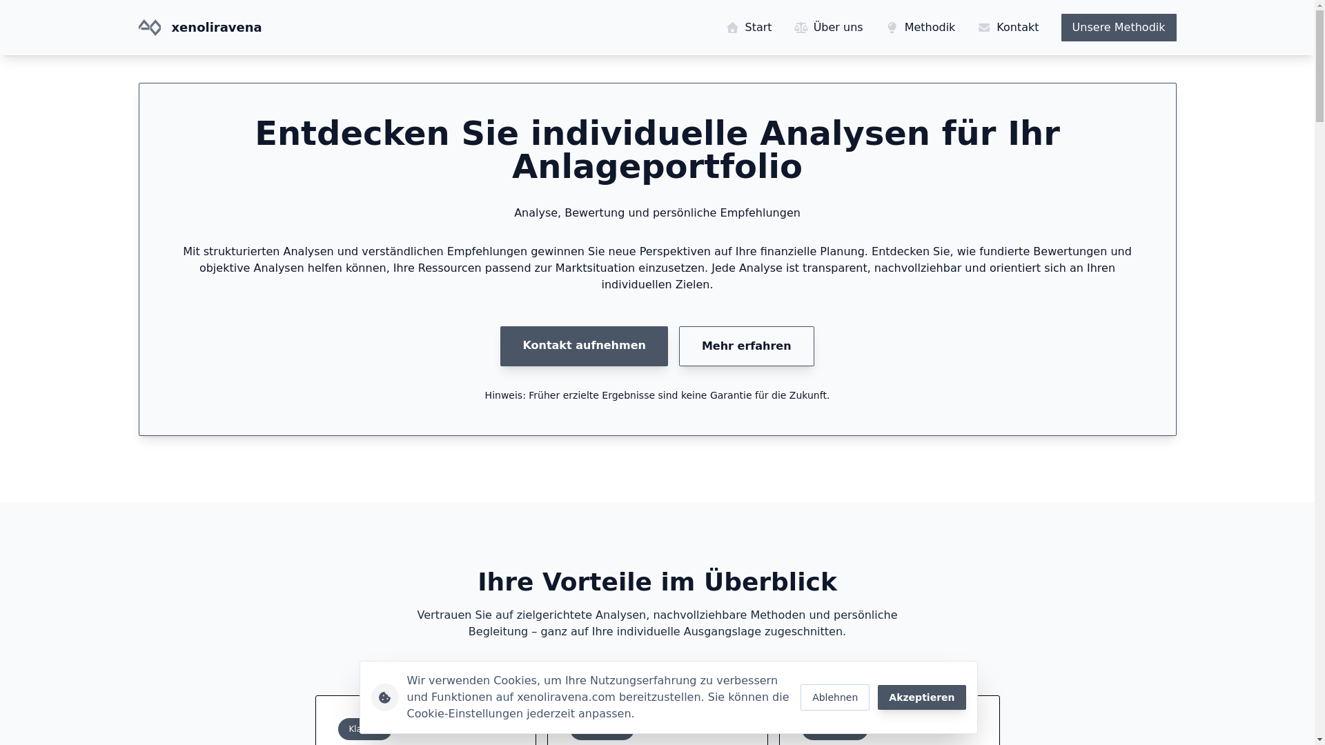 website screenshot of https://xenoliravena.com/