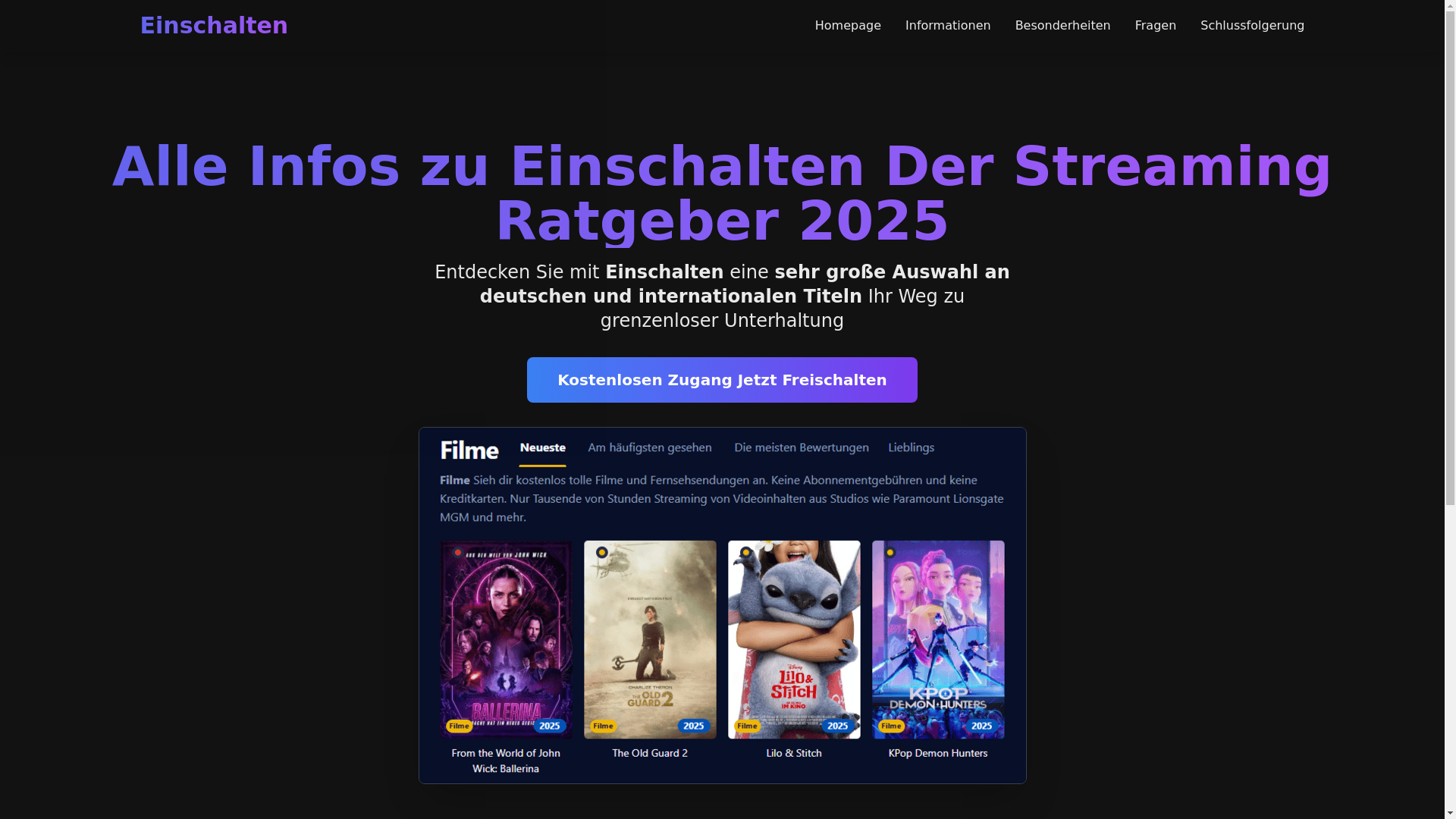 website screenshot of https://einschalten-oba0.pages.dev/