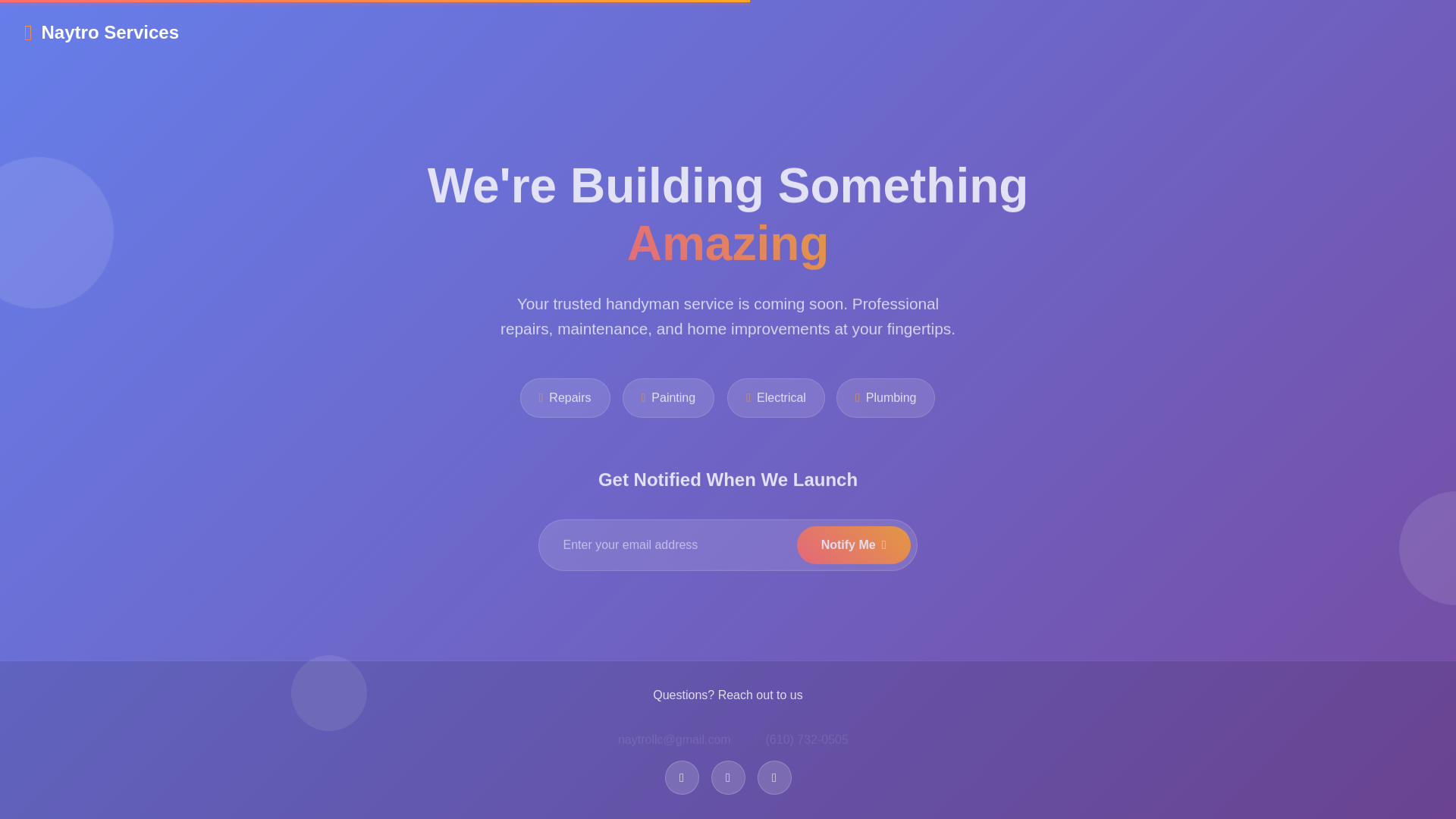 website screenshot of https://naytroservices.com/