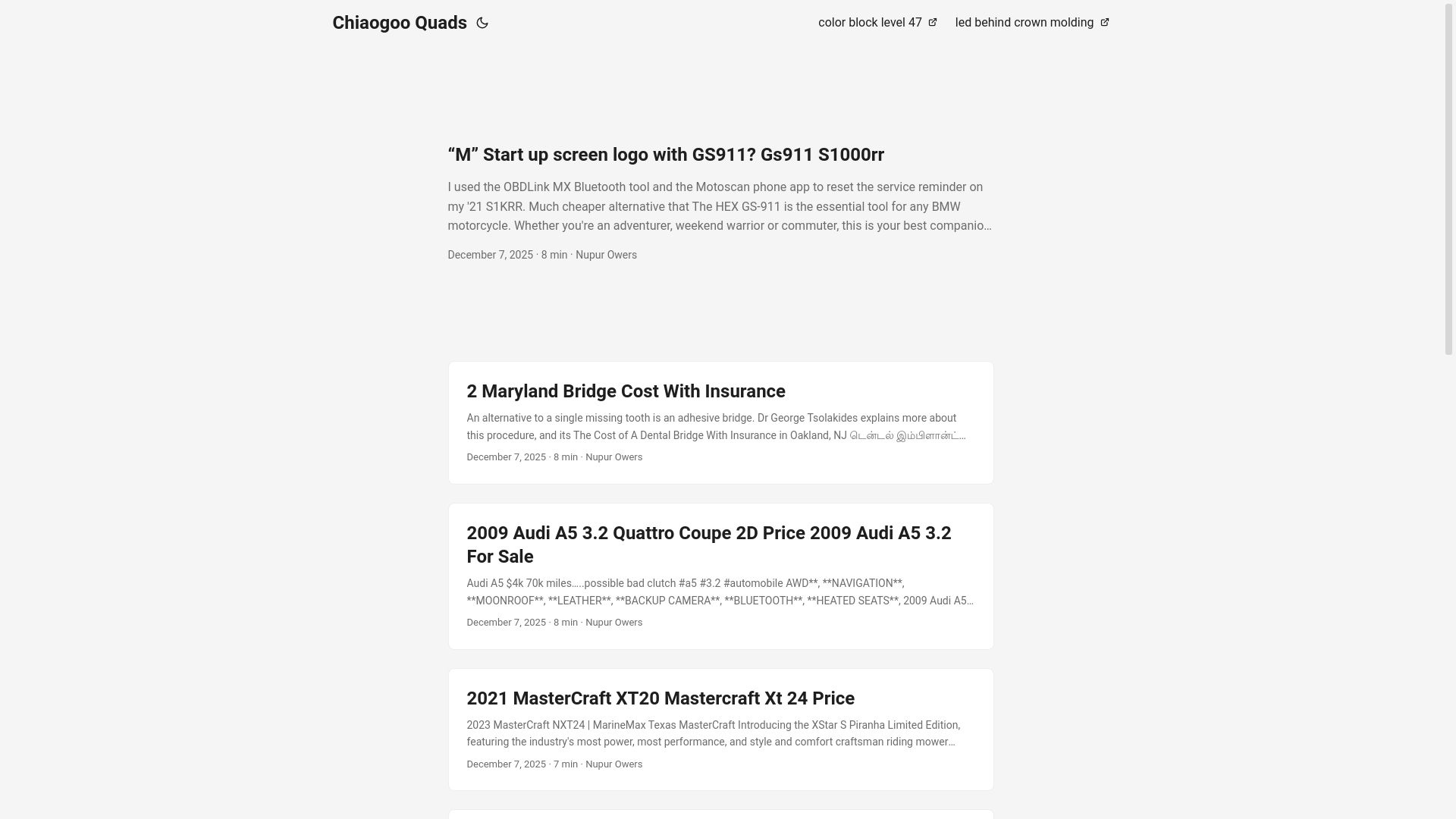 website screenshot of https://chiaogooquads.pages.dev/
