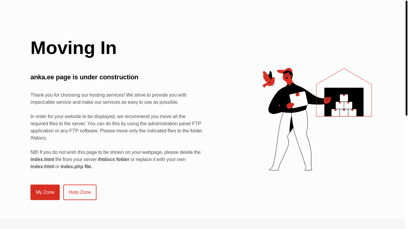 website screenshot of https://anka.ee/