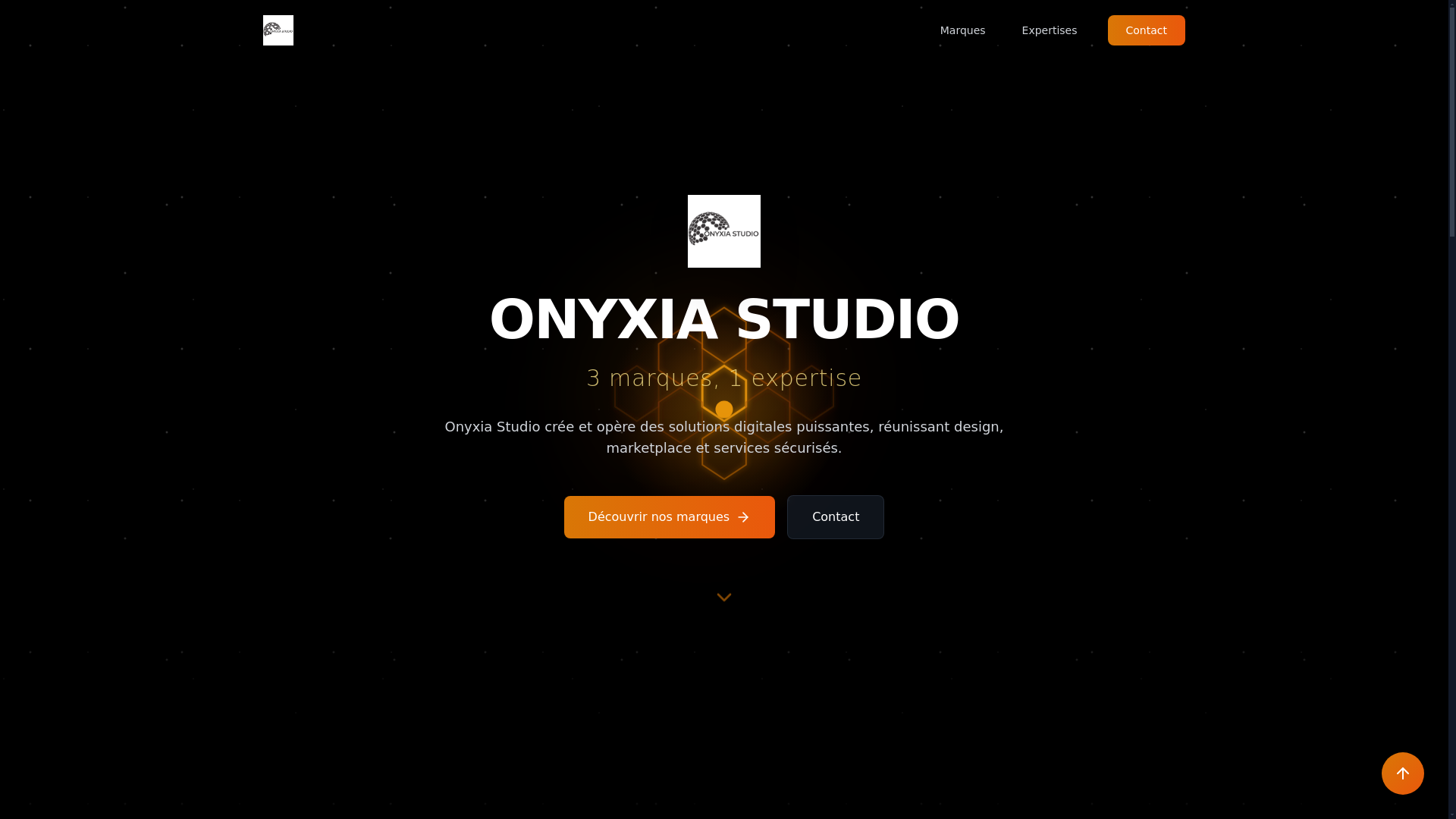 website screenshot of https://onyxiastudio.com/