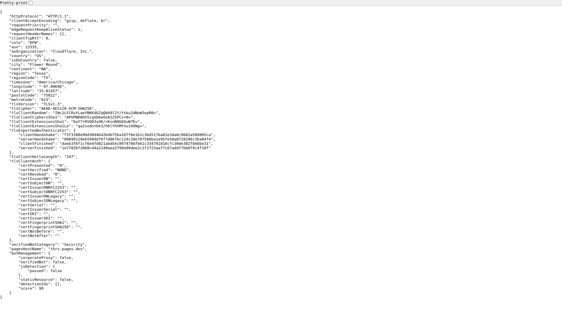 website screenshot of https://thrv.pages.dev/