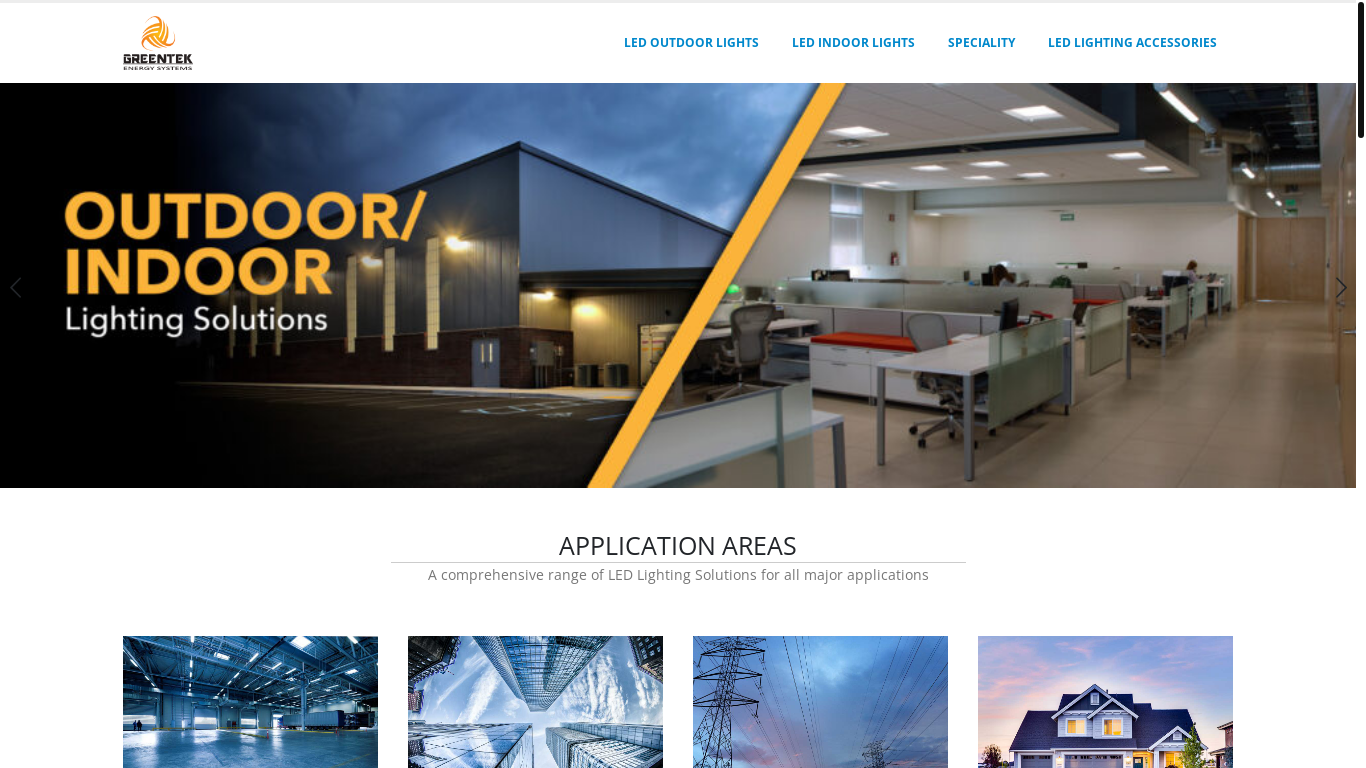 website screenshot of https://greentekenergysystems.com/