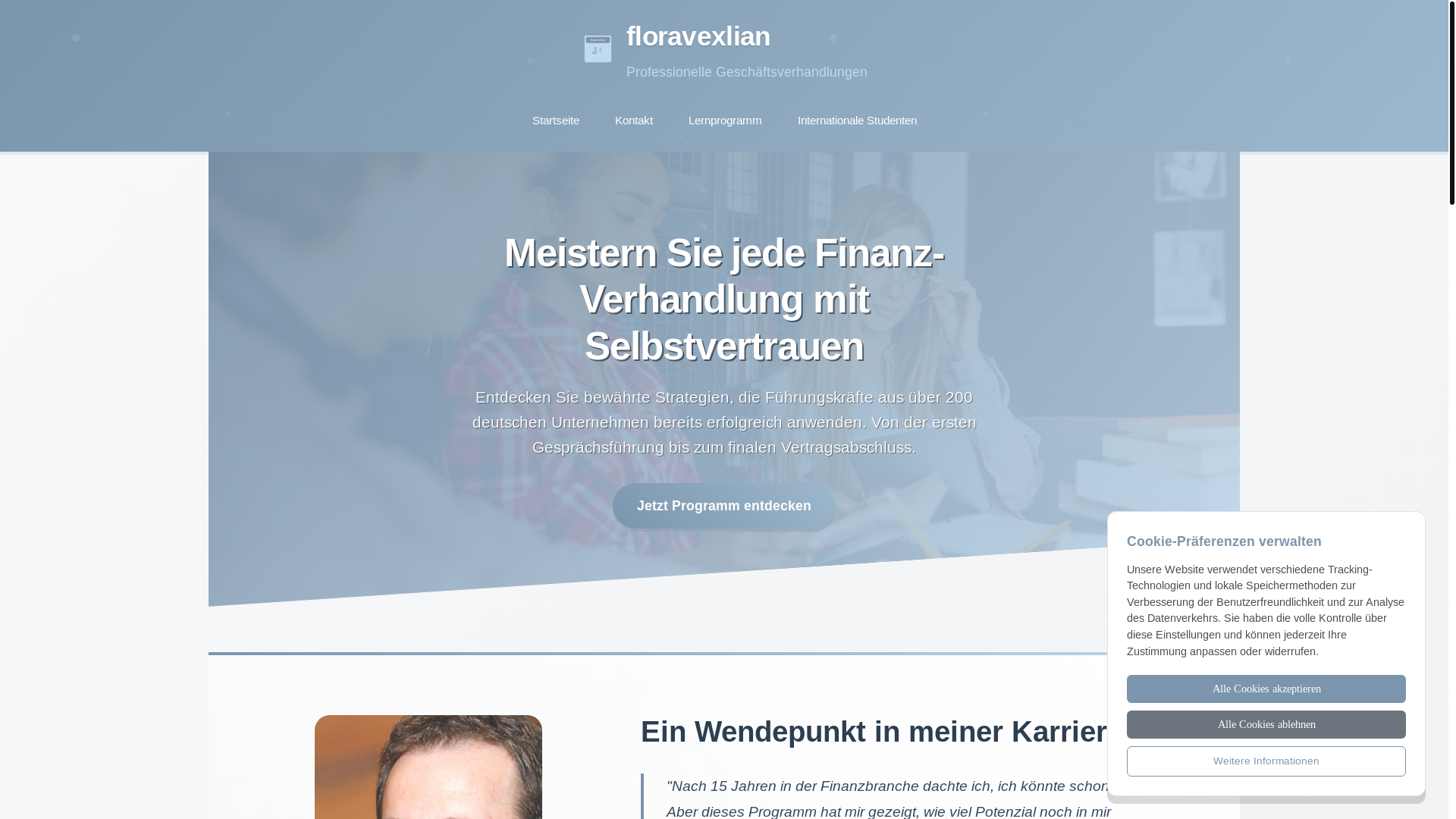 website screenshot of https://floravexlian.com/