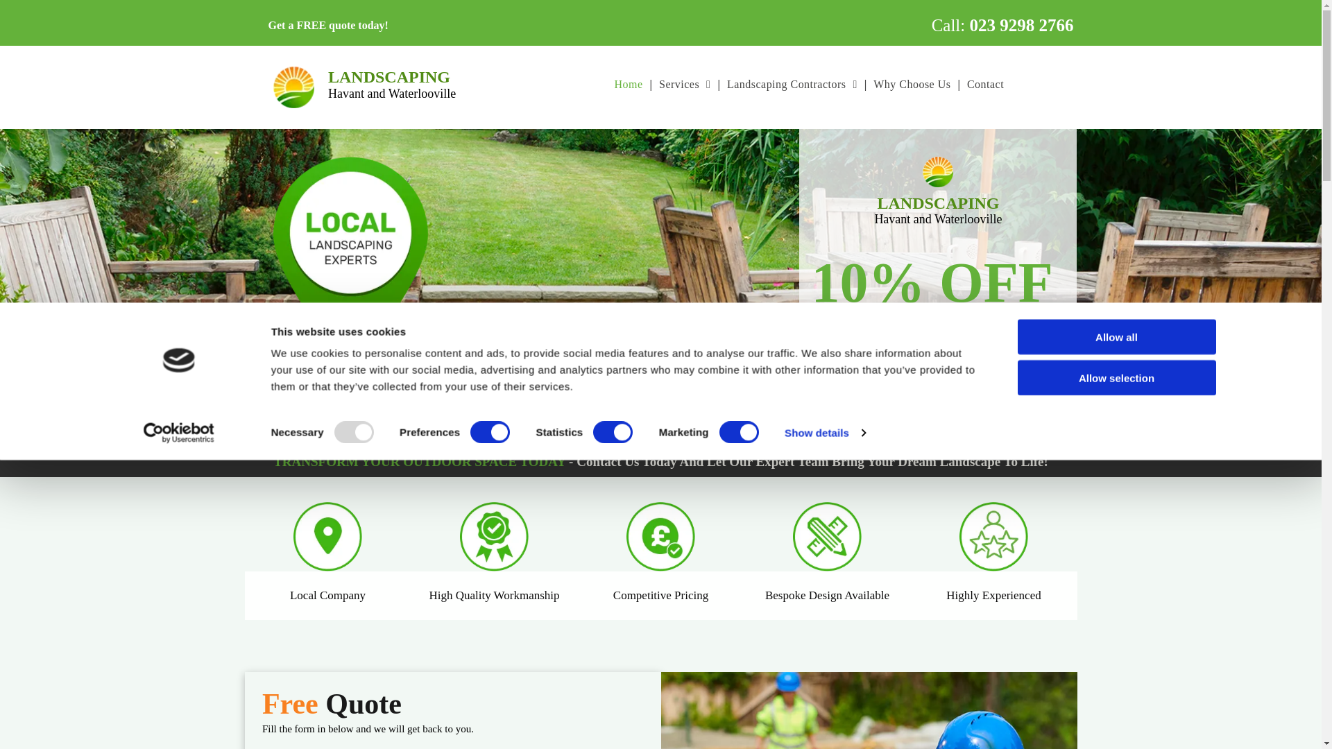 website screenshot of https://hslandscapinghavantandwaterlooville.co.uk/