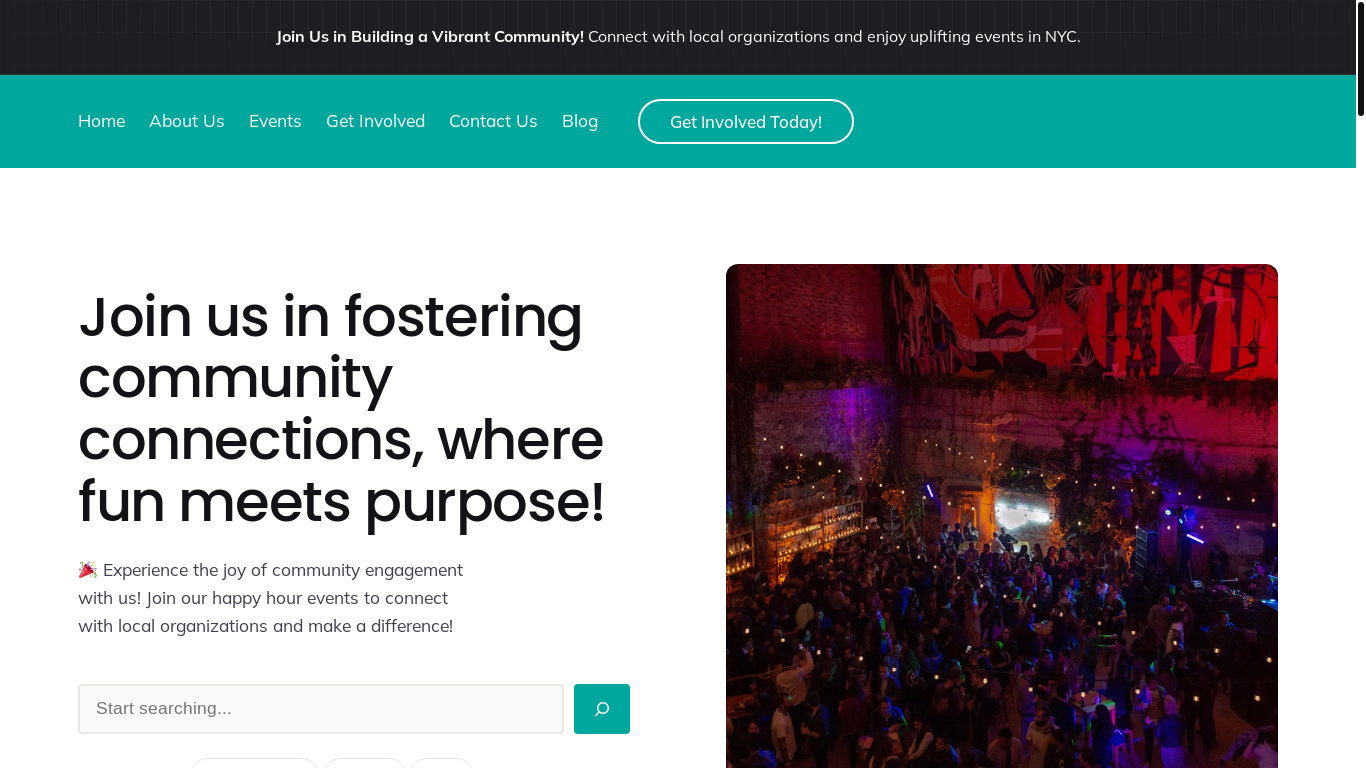website screenshot of https://tomorrowstartstonight.info/