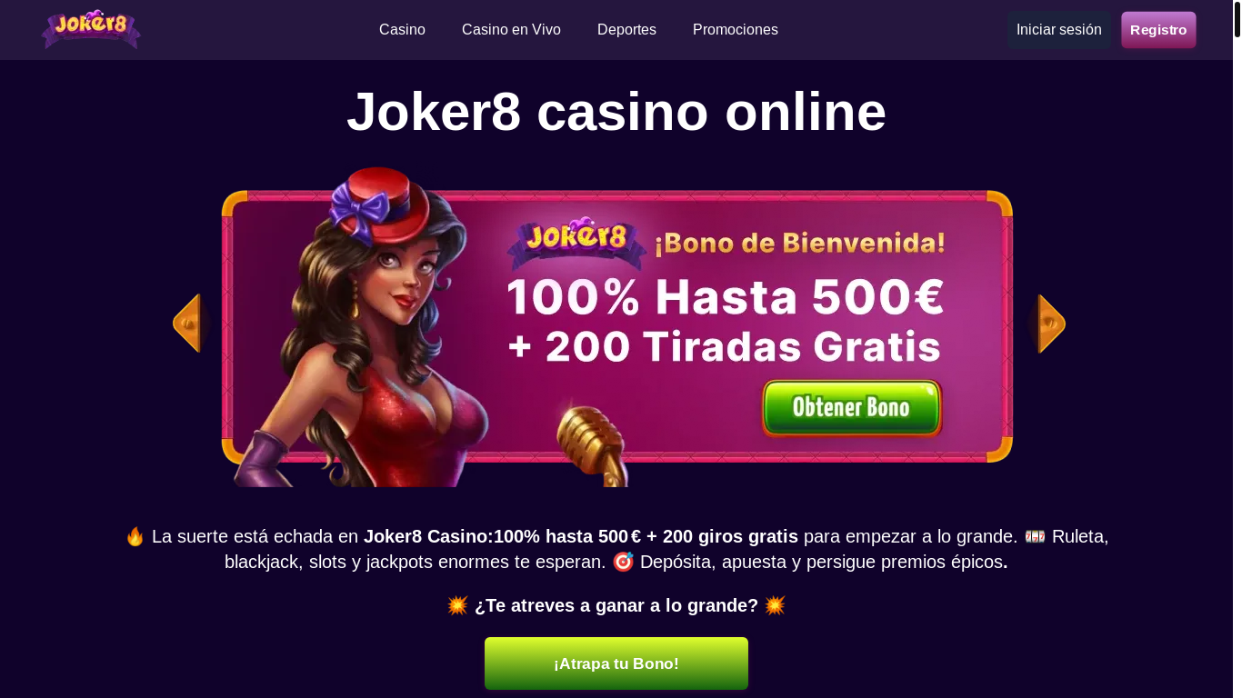 website screenshot of https://joker8casino-es-6285.pages.dev/